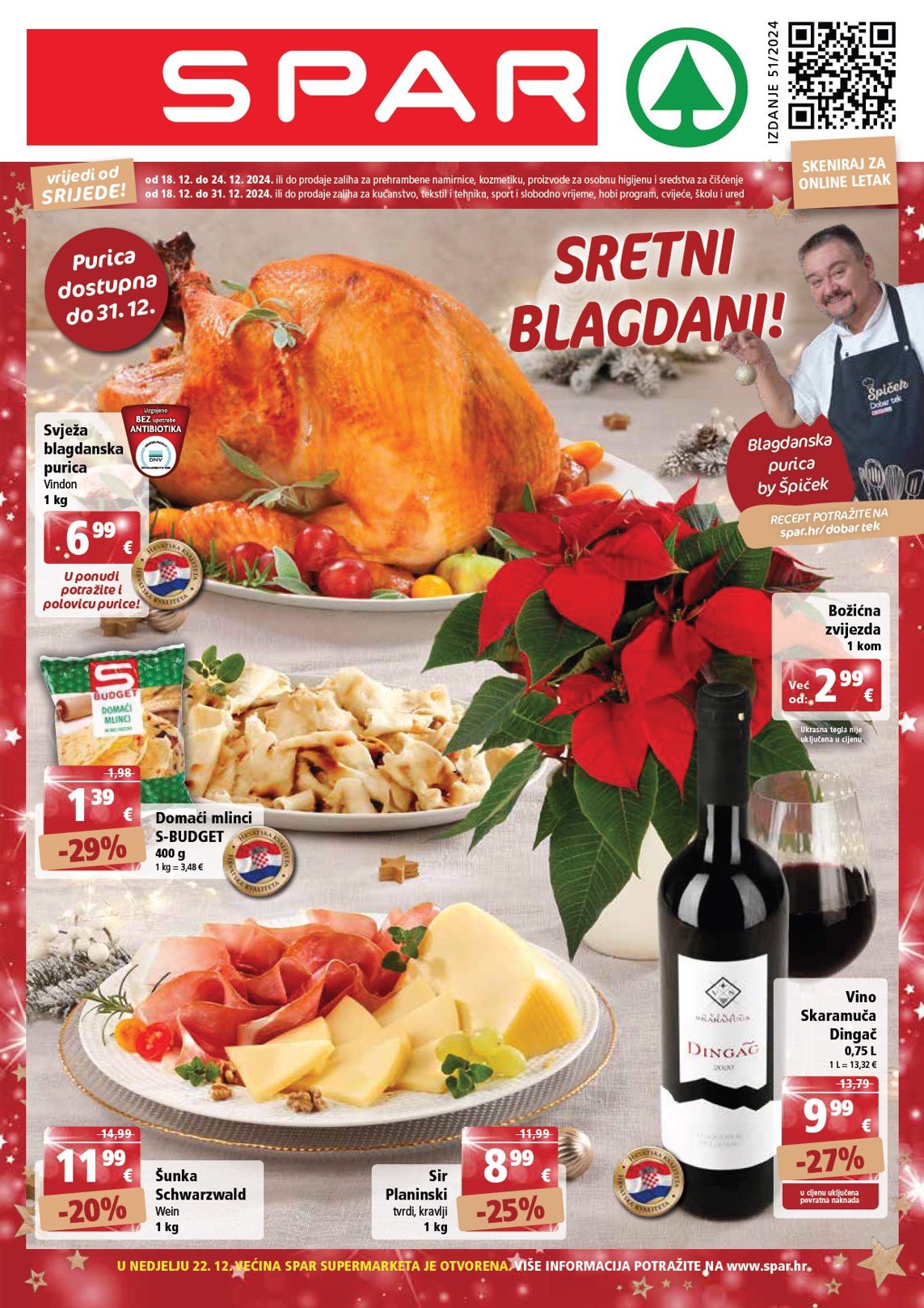 spar - SPAR katalog vrijedi od 18.12. do 24.12.