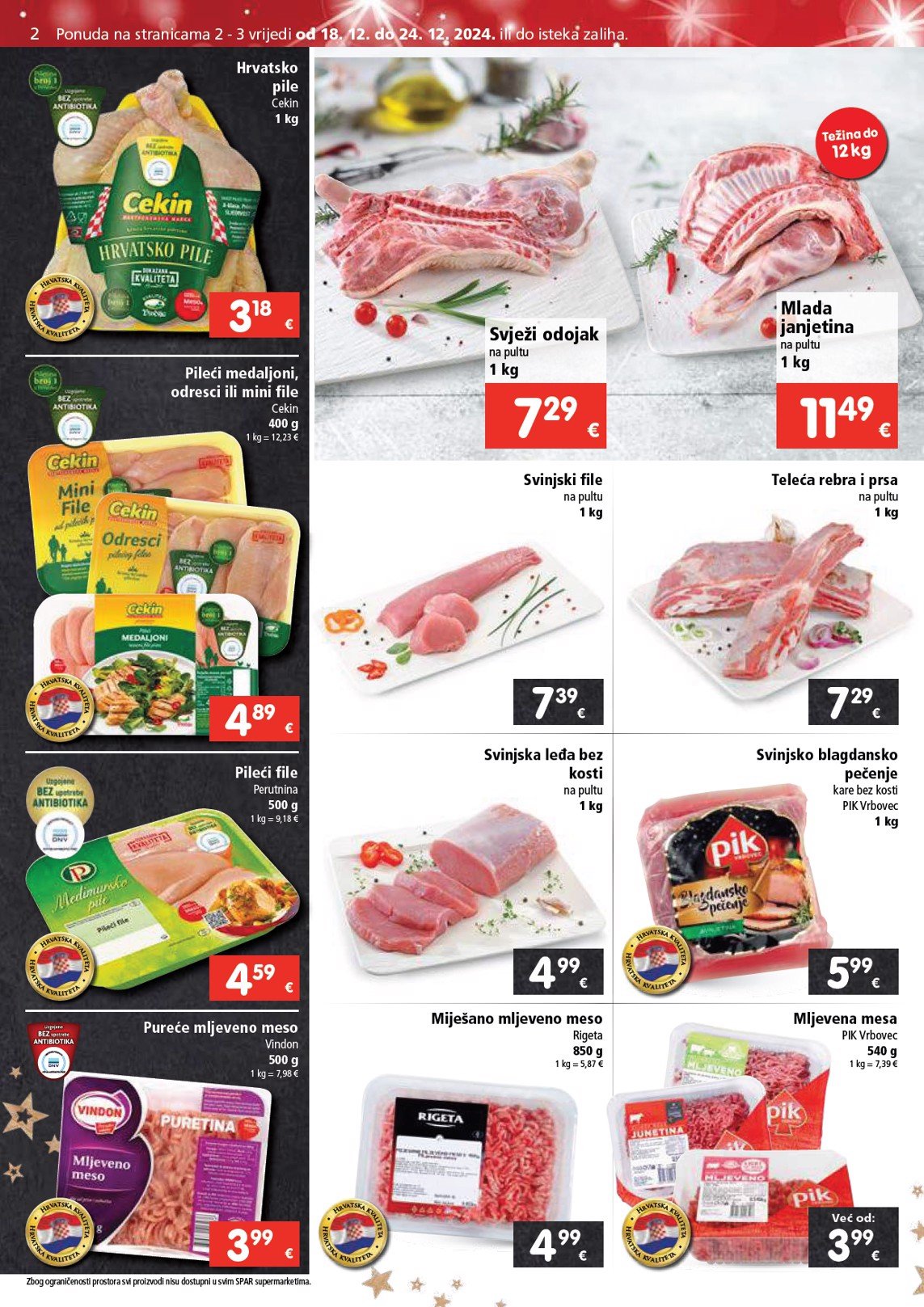 spar - SPAR katalog vrijedi od 18.12. do 24.12. - page: 2