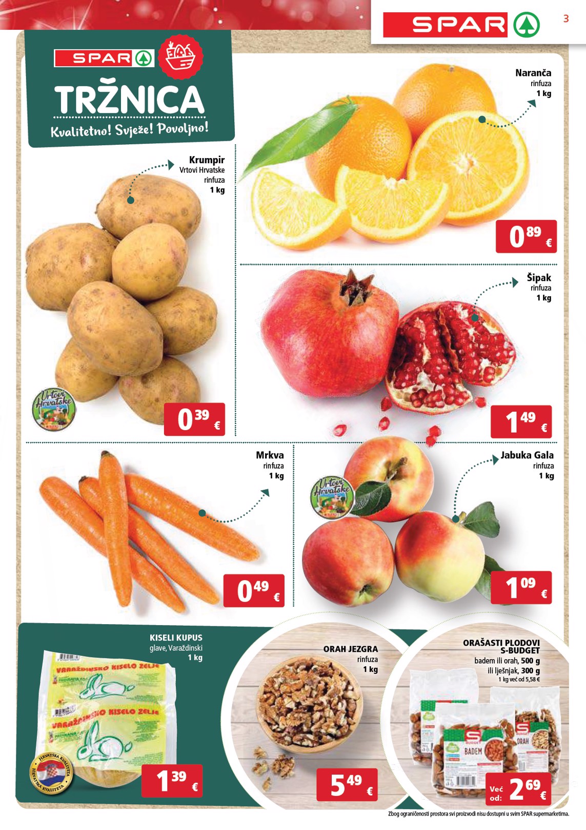 spar - SPAR katalog vrijedi od 27.12. do 31.12. - page: 3