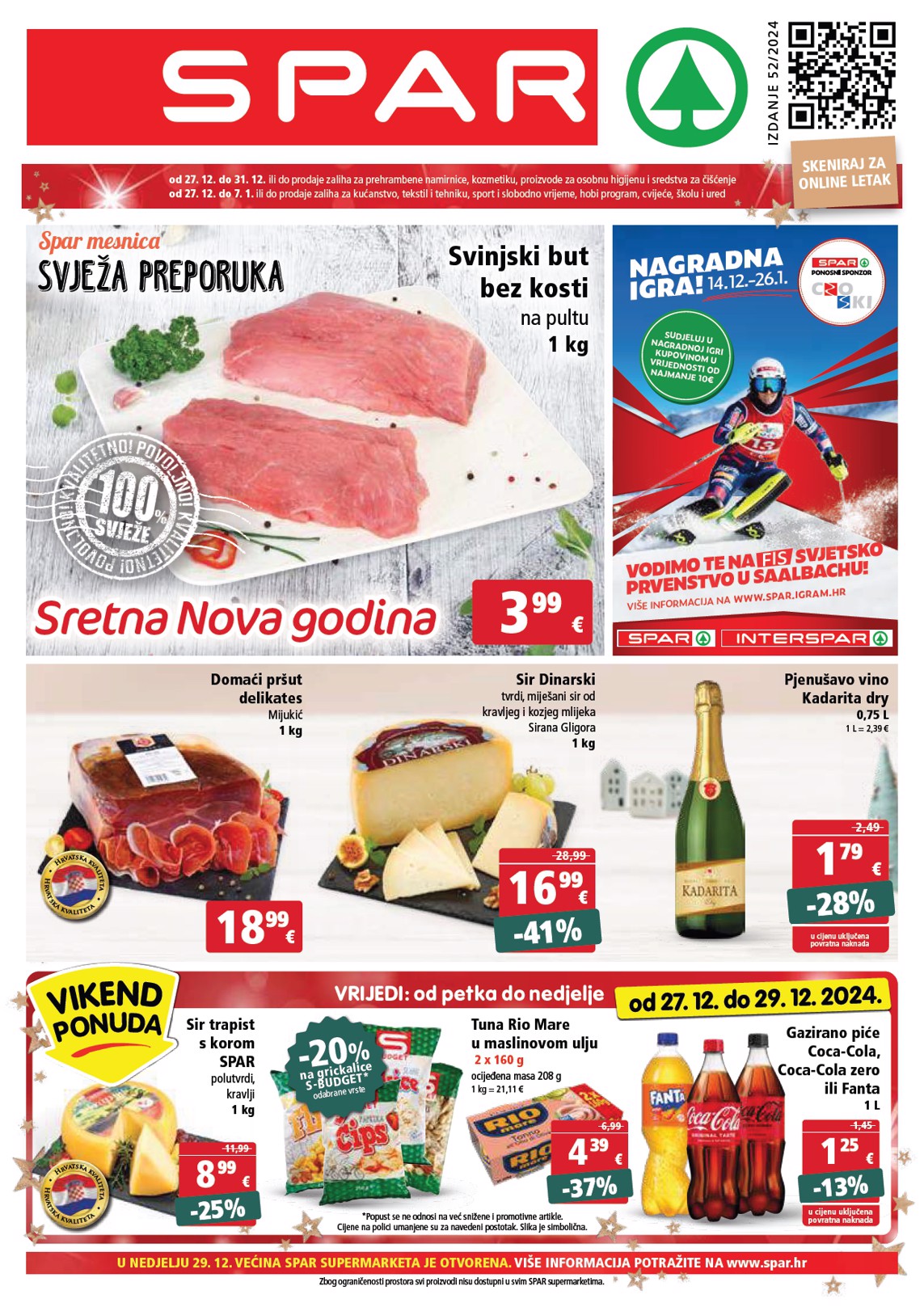 spar - SPAR katalog vrijedi od 27.12. do 31.12.