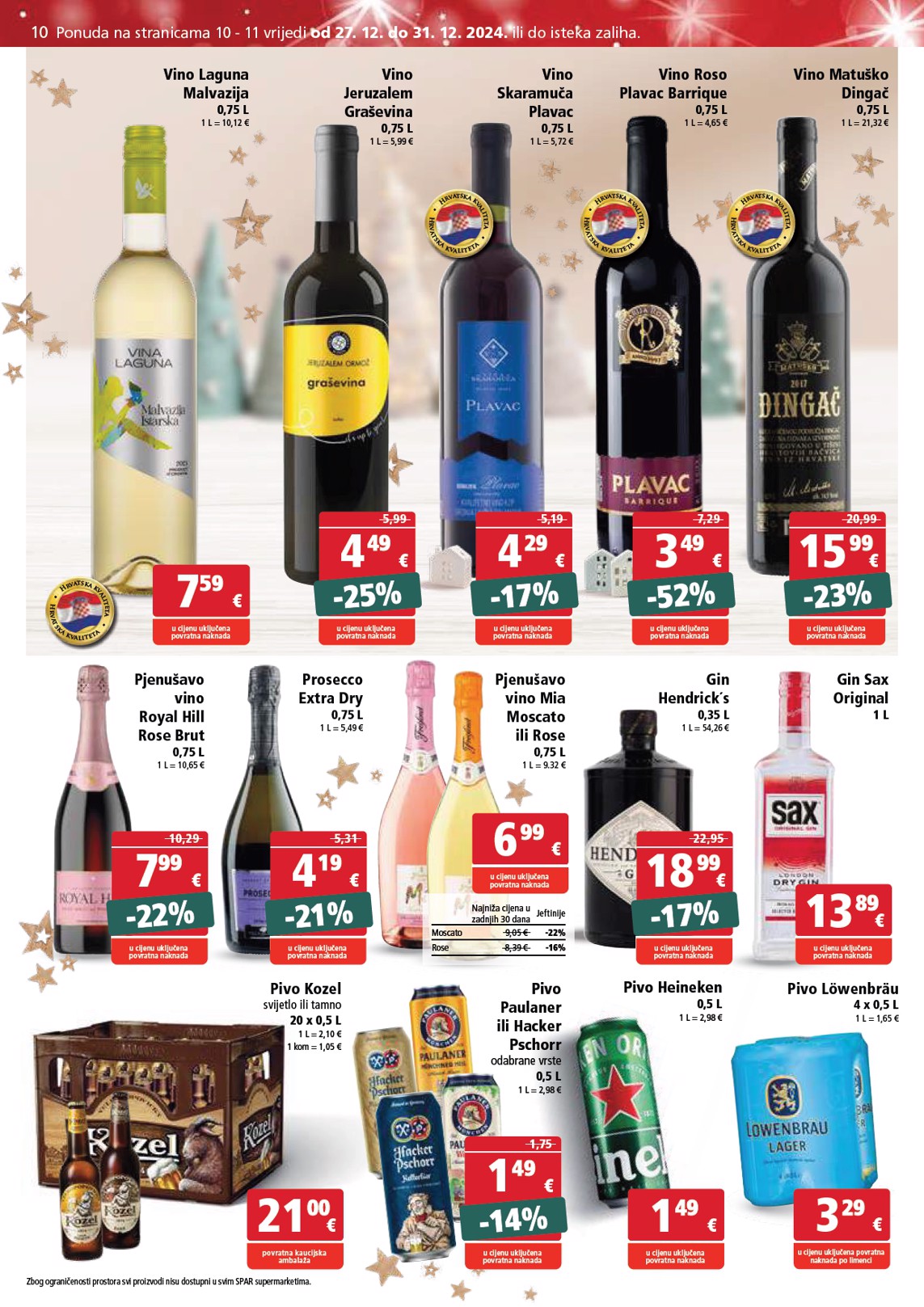 spar - SPAR katalog vrijedi od 27.12. do 31.12. - page: 10