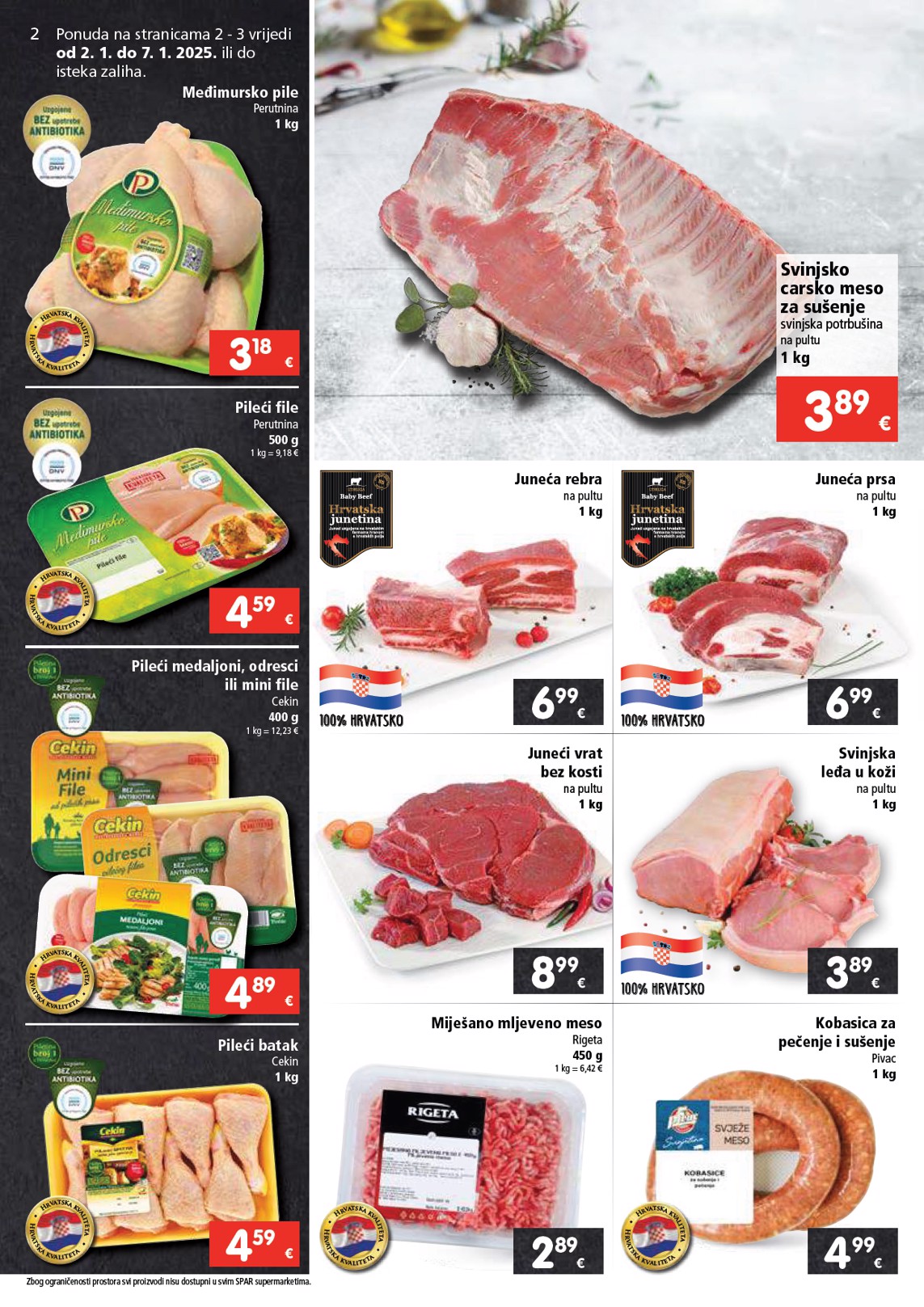 spar - SPAR katalog vrijedi od 02.01. do 07.01. - page: 2