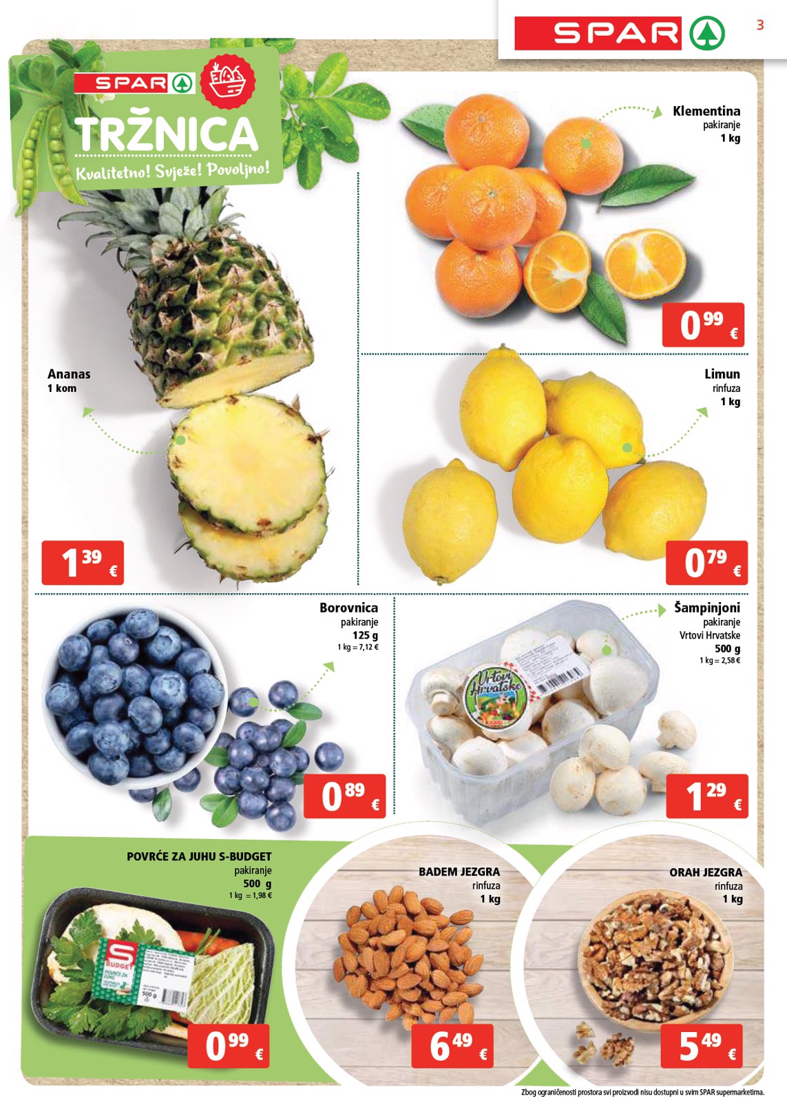 spar - SPAR katalog vrijedi od 02.01. do 07.01. - page: 3