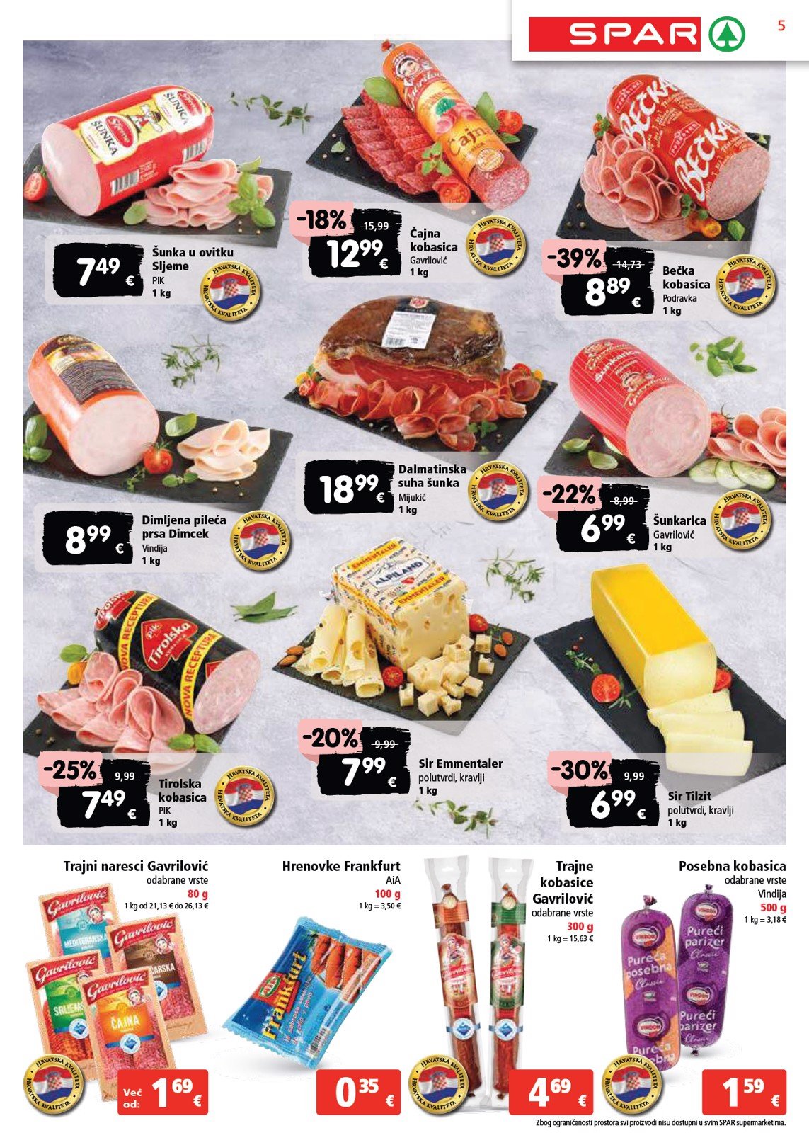 spar - SPAR katalog vrijedi od 08.01. do 14.01. - page: 5