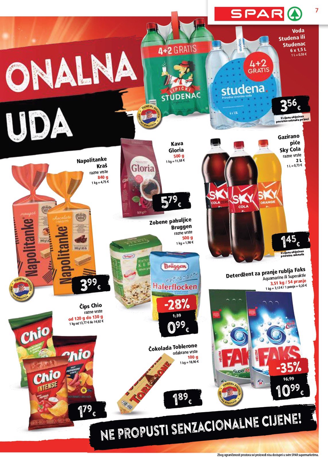 spar - SPAR katalog vrijedi od 08.01. do 14.01. - page: 7