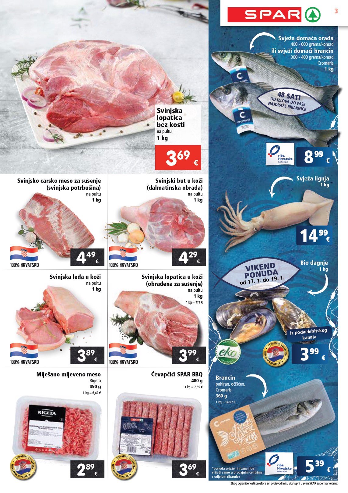 spar - SPAR katalog vrijedi od 15.01. do 21.01. - page: 3