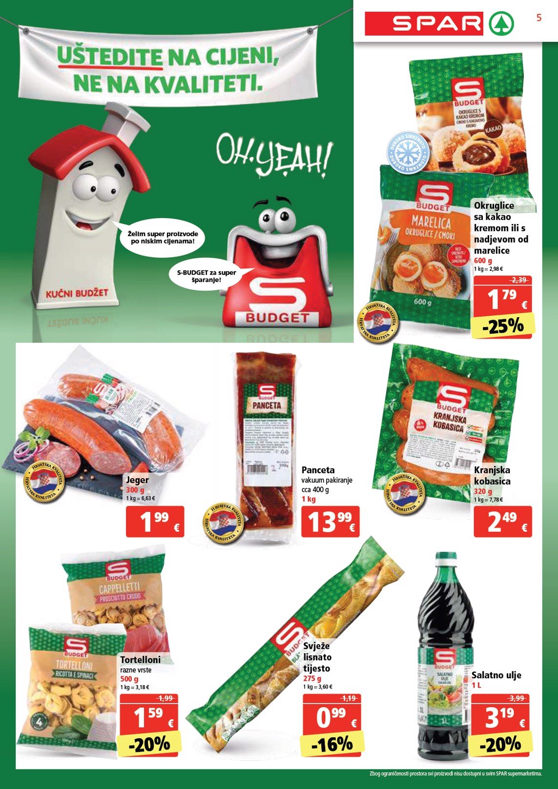 spar - SPAR katalog vrijedi od 15.01. do 21.01. - page: 5