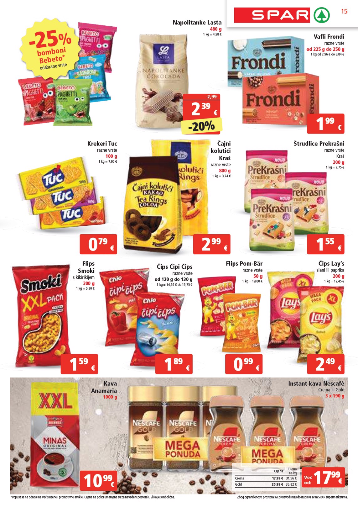 spar - SPAR katalog vrijedi od 22.01. do 28.01. - page: 15