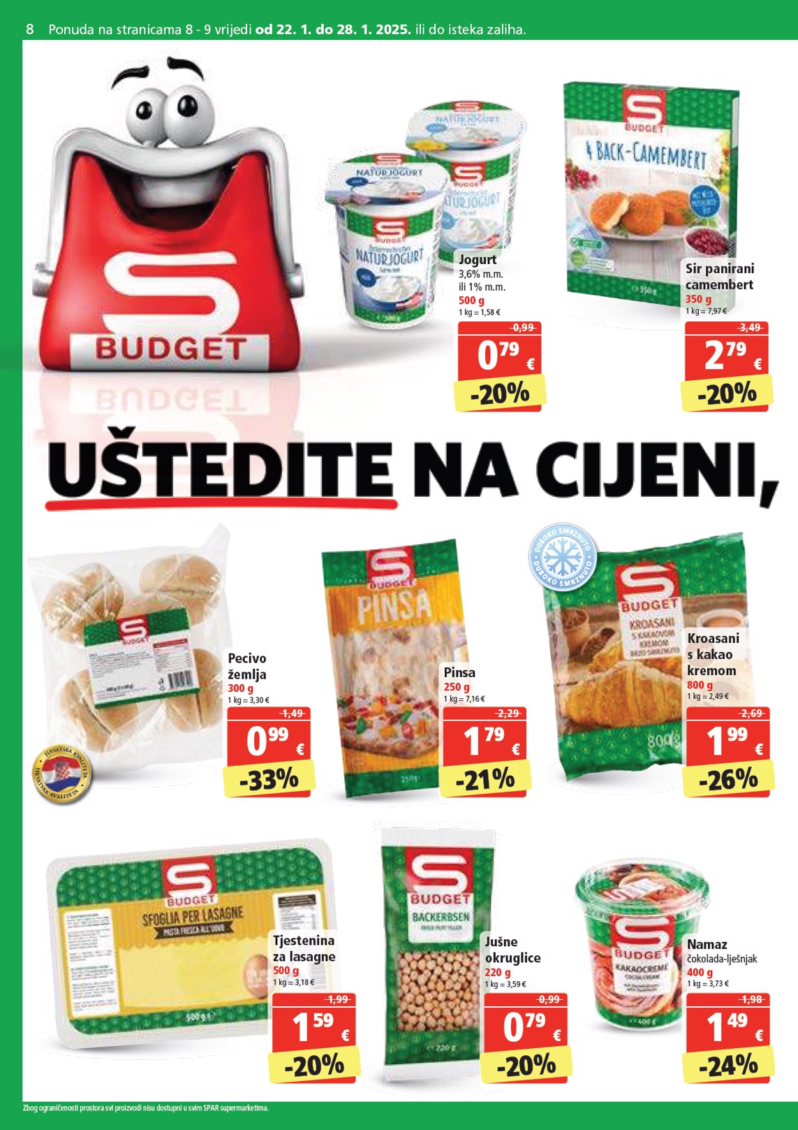 spar - SPAR katalog vrijedi od 22.01. do 28.01. - page: 8