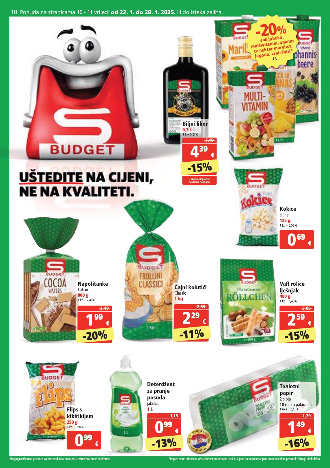 spar - SPAR katalog vrijedi od 22.01. do 28.01. - page: 10