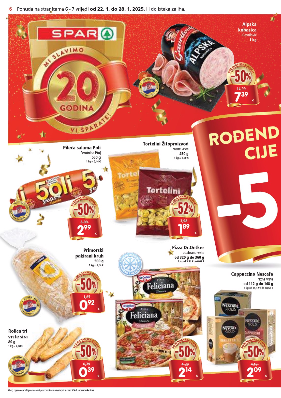 spar - SPAR katalog vrijedi od 22.01. do 28.01. - page: 6