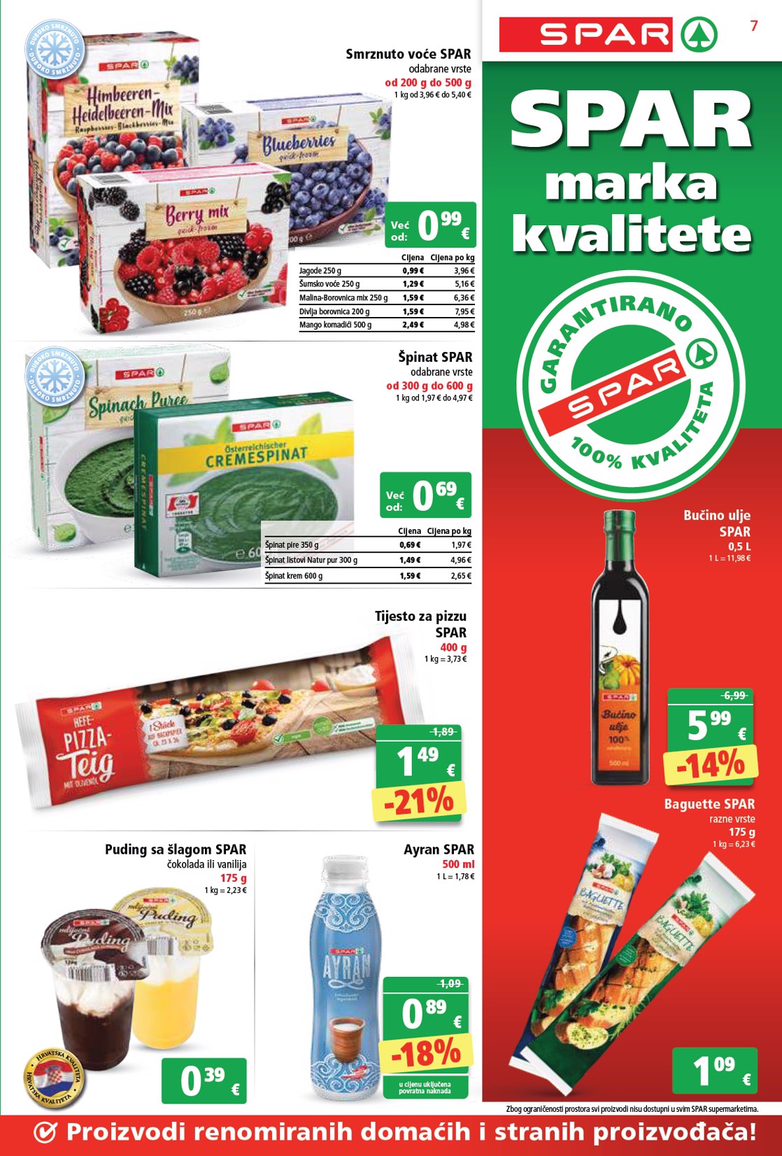 spar - SPAR katalog vrijedi od 05.02. do 11.02. - page: 7