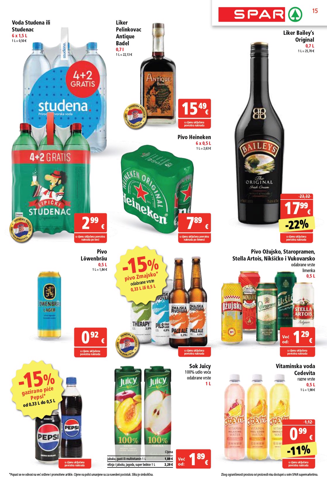 spar - SPAR katalog vrijedi od 05.02. do 11.02. - page: 15