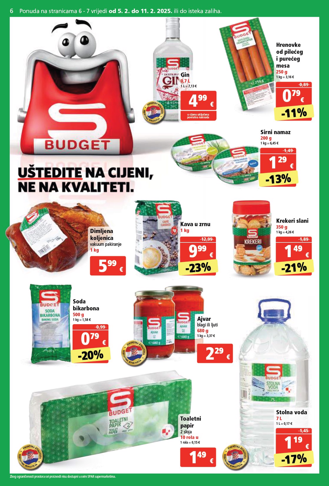 spar - SPAR katalog vrijedi od 05.02. do 11.02. - page: 6