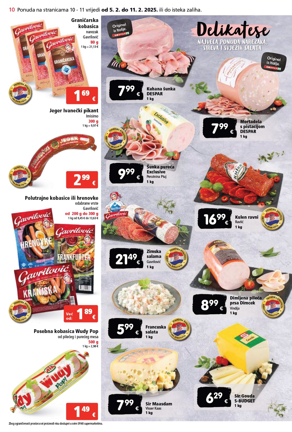 spar - SPAR katalog vrijedi od 05.02. do 11.02. - page: 10