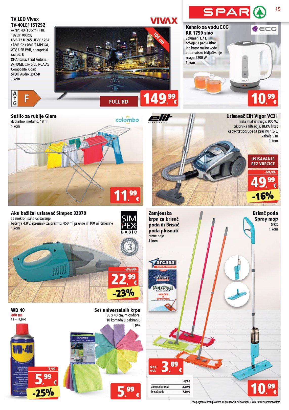 spar - SPAR katalog vrijedi od 12.02. do 18.02. - page: 15