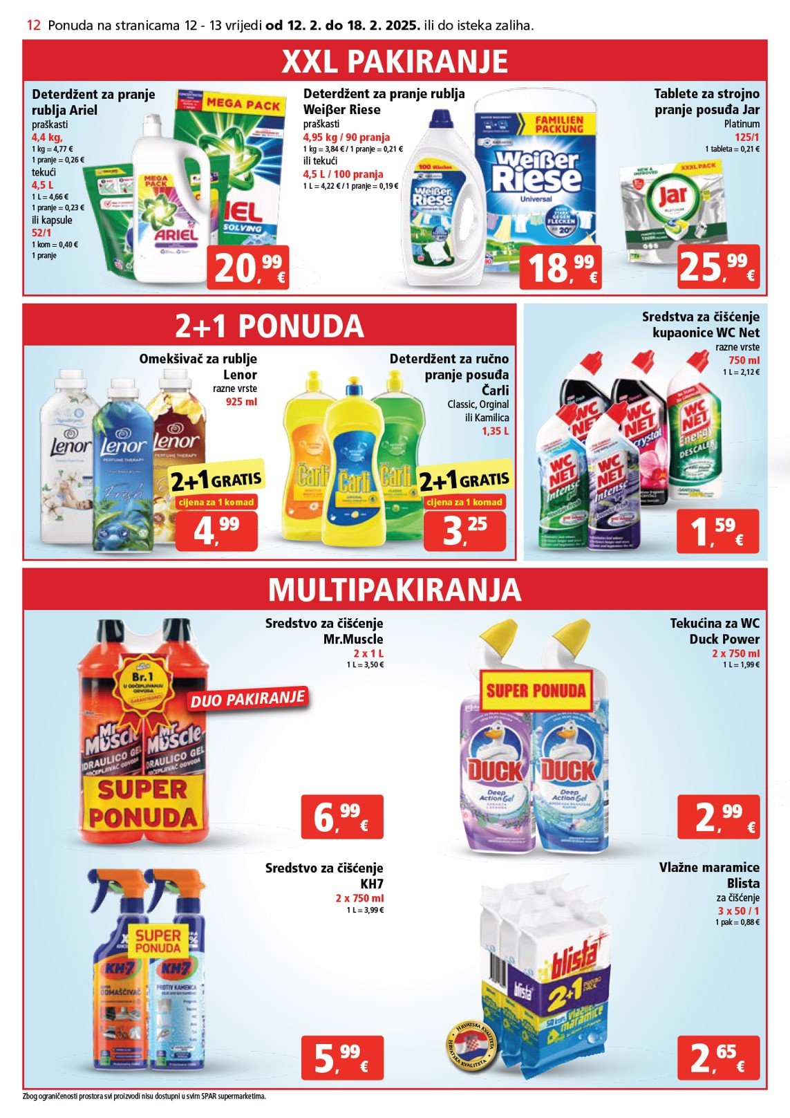 spar - SPAR katalog vrijedi od 12.02. do 18.02. - page: 12