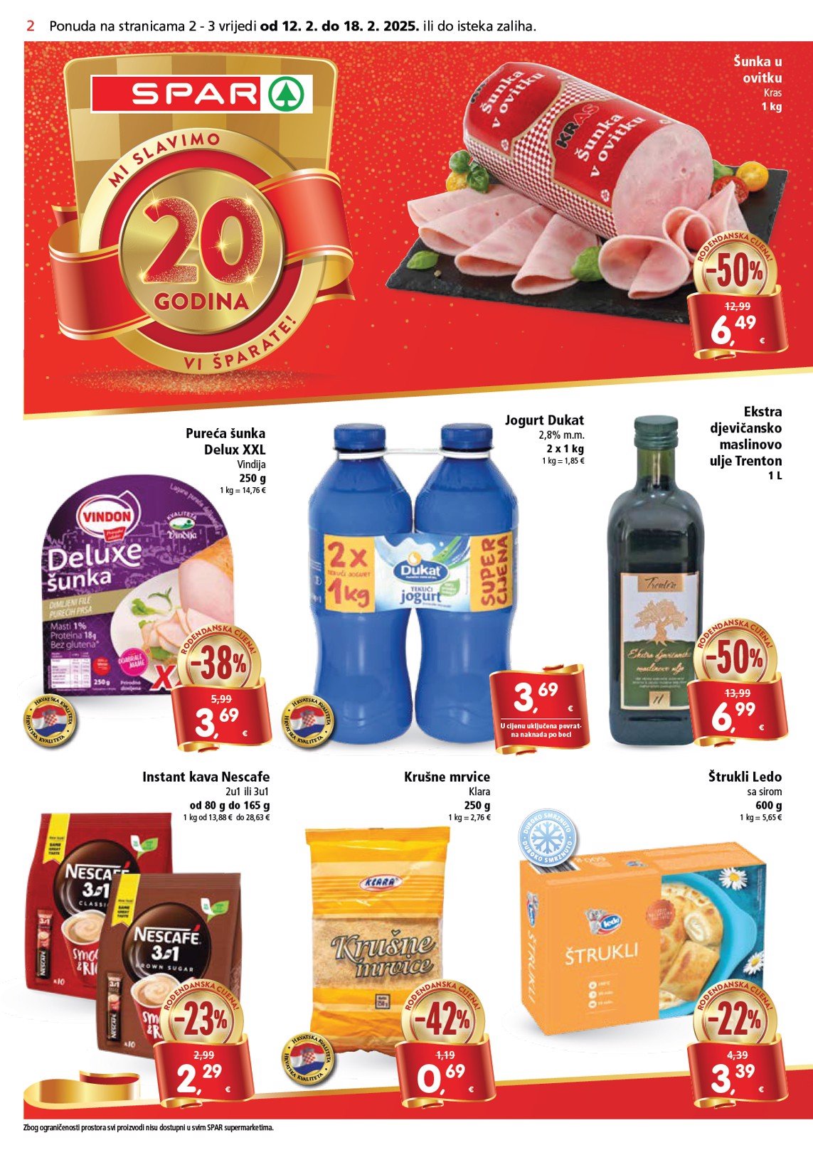 spar - SPAR katalog vrijedi od 12.02. do 18.02. - page: 2