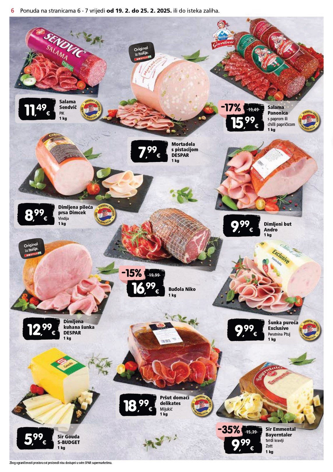 spar - SPAR katalog vrijedi od 19.02. do 25.02. - page: 6