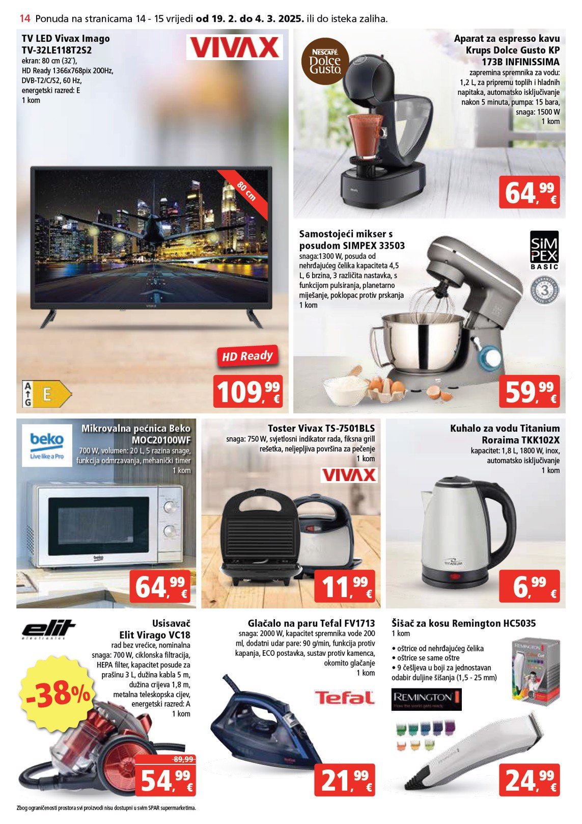 spar - SPAR katalog vrijedi od 19.02. do 25.02. - page: 14