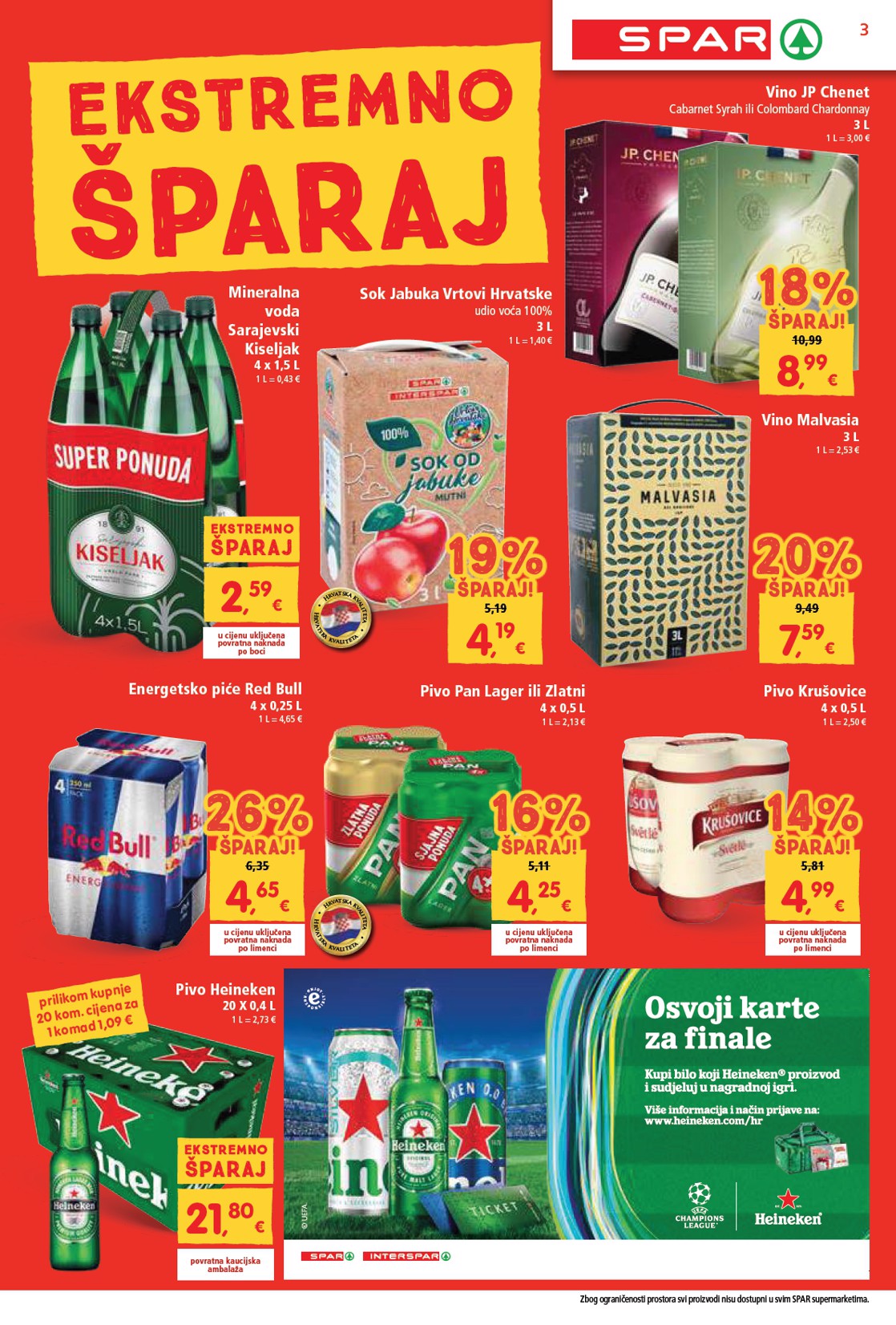 spar - SPAR katalog vrijedi od 02.04. do 08.04. - page: 3