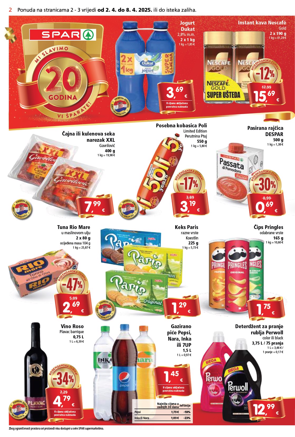 spar - SPAR katalog vrijedi od 02.04. do 08.04. - page: 2