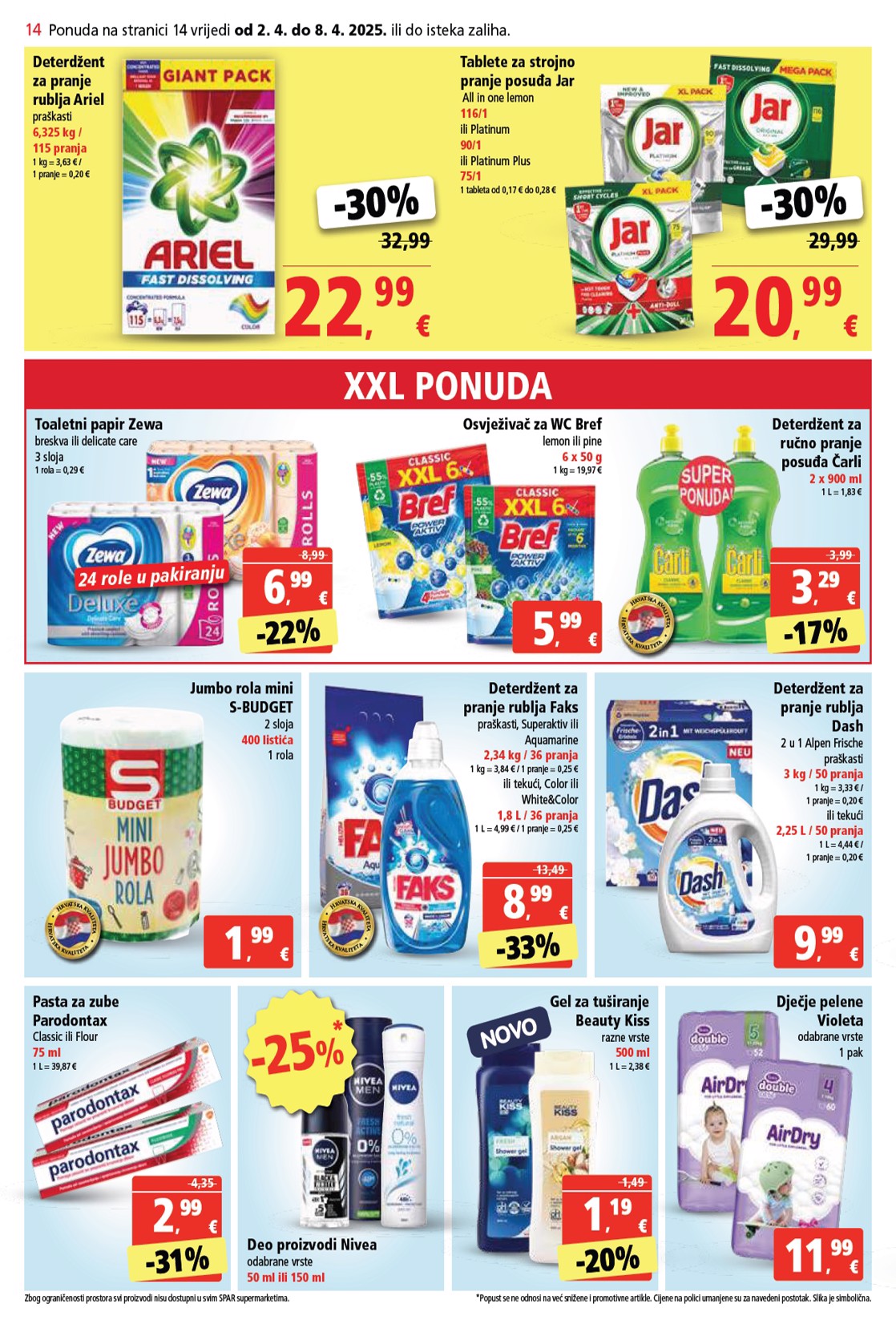 spar - SPAR katalog vrijedi od 02.04. do 08.04. - page: 14