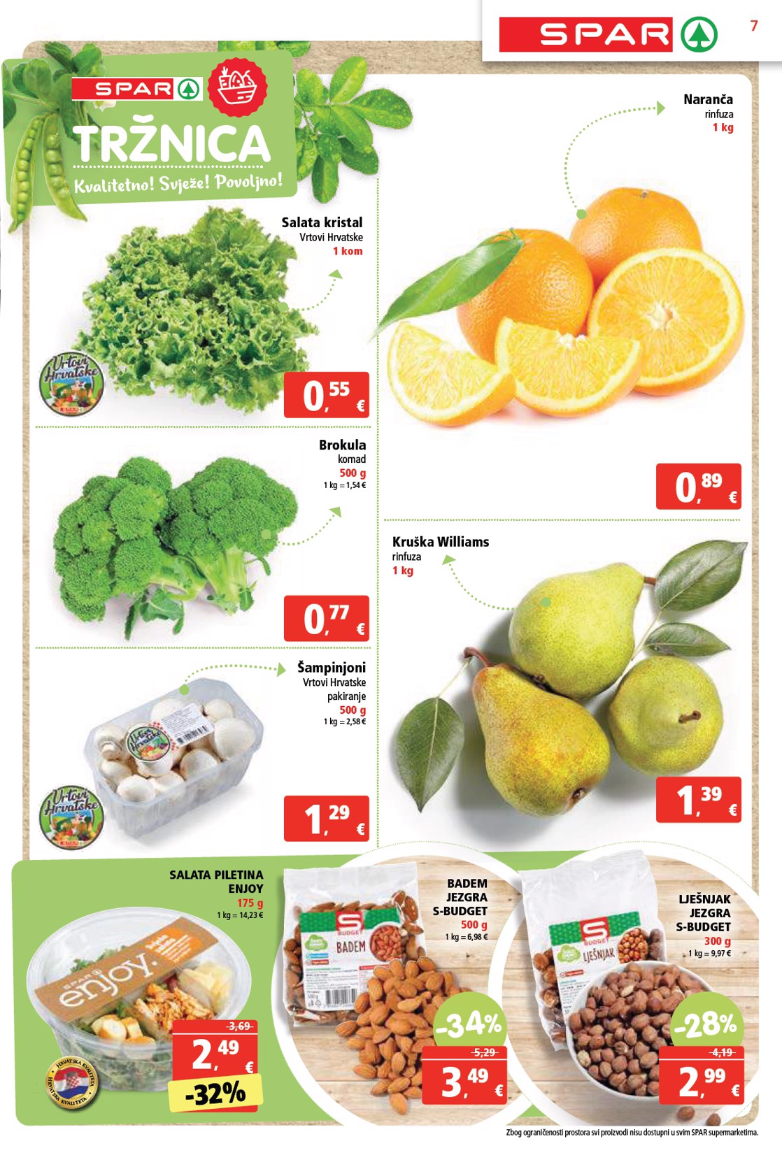 spar - SPAR katalog vrijedi od 02.04. do 08.04. - page: 7