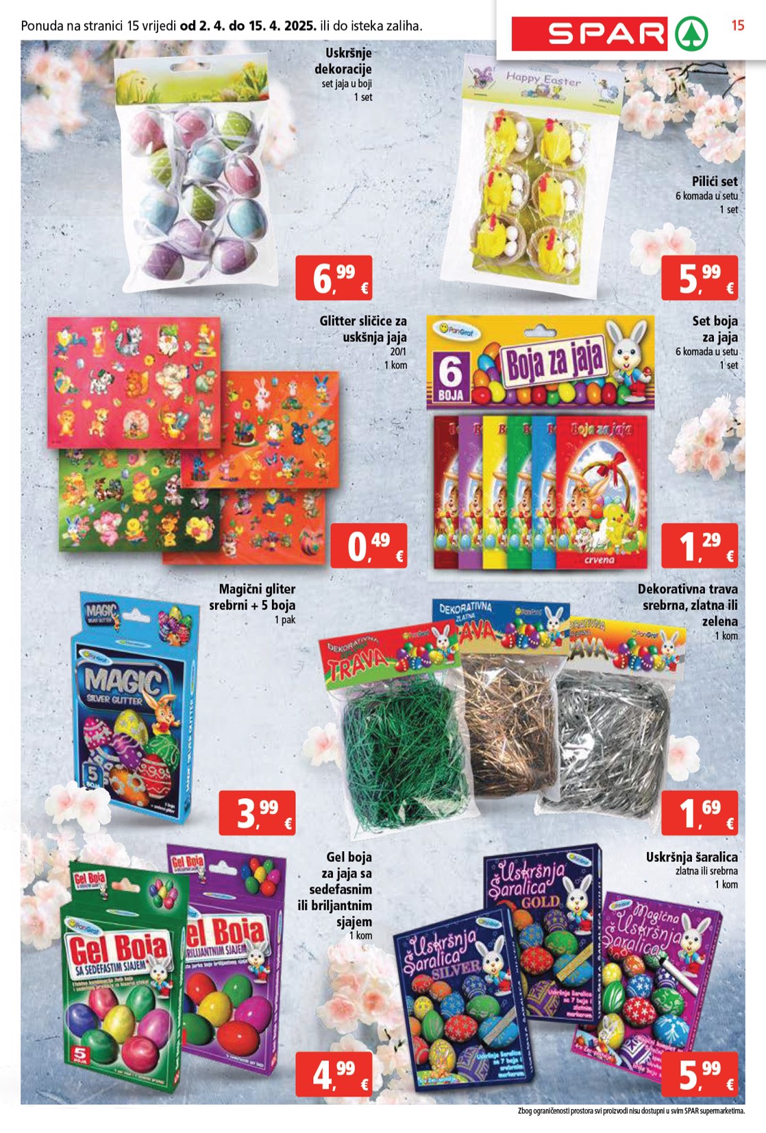 spar - SPAR katalog vrijedi od 02.04. do 08.04. - page: 15
