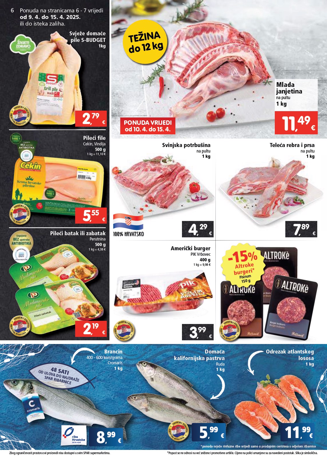 spar - SPAR katalog vrijedi od 09.04. do 15.04. - page: 6