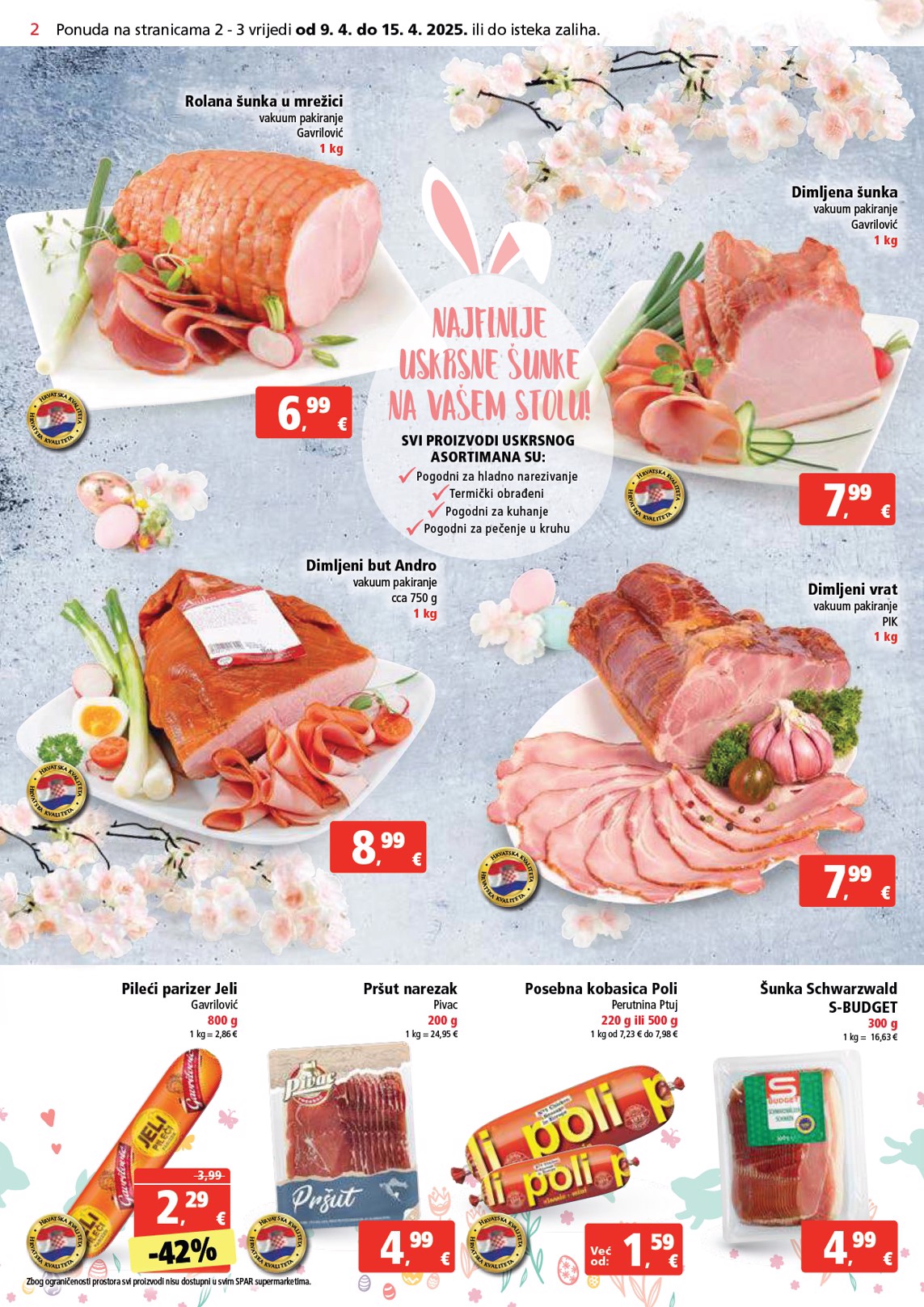 spar - SPAR katalog vrijedi od 09.04. do 15.04. - page: 2