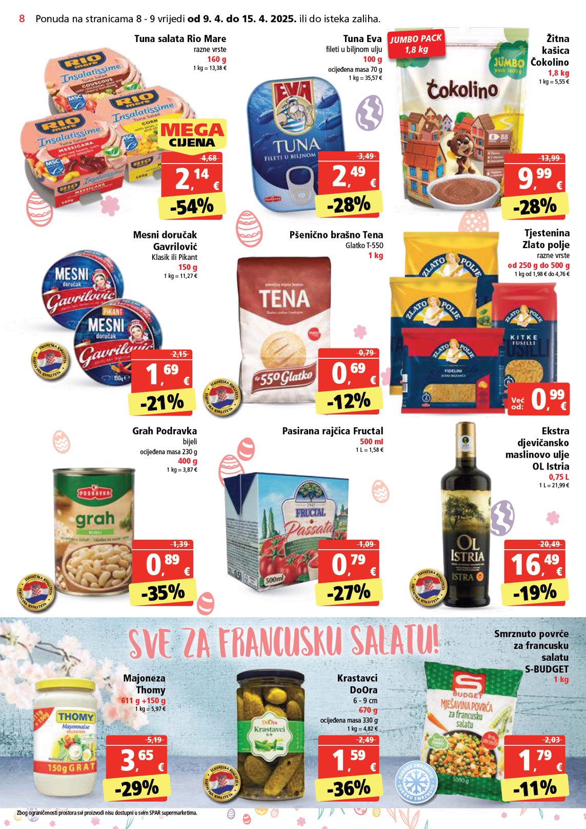 spar - SPAR katalog vrijedi od 09.04. do 15.04. - page: 8