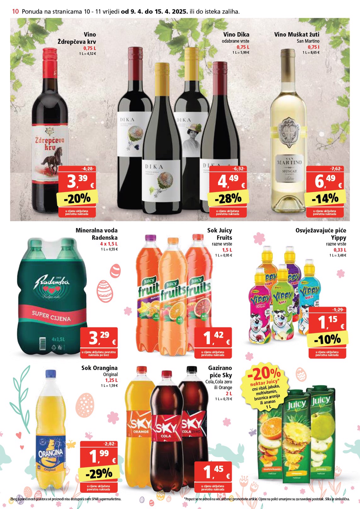 spar - SPAR katalog vrijedi od 09.04. do 15.04. - page: 10