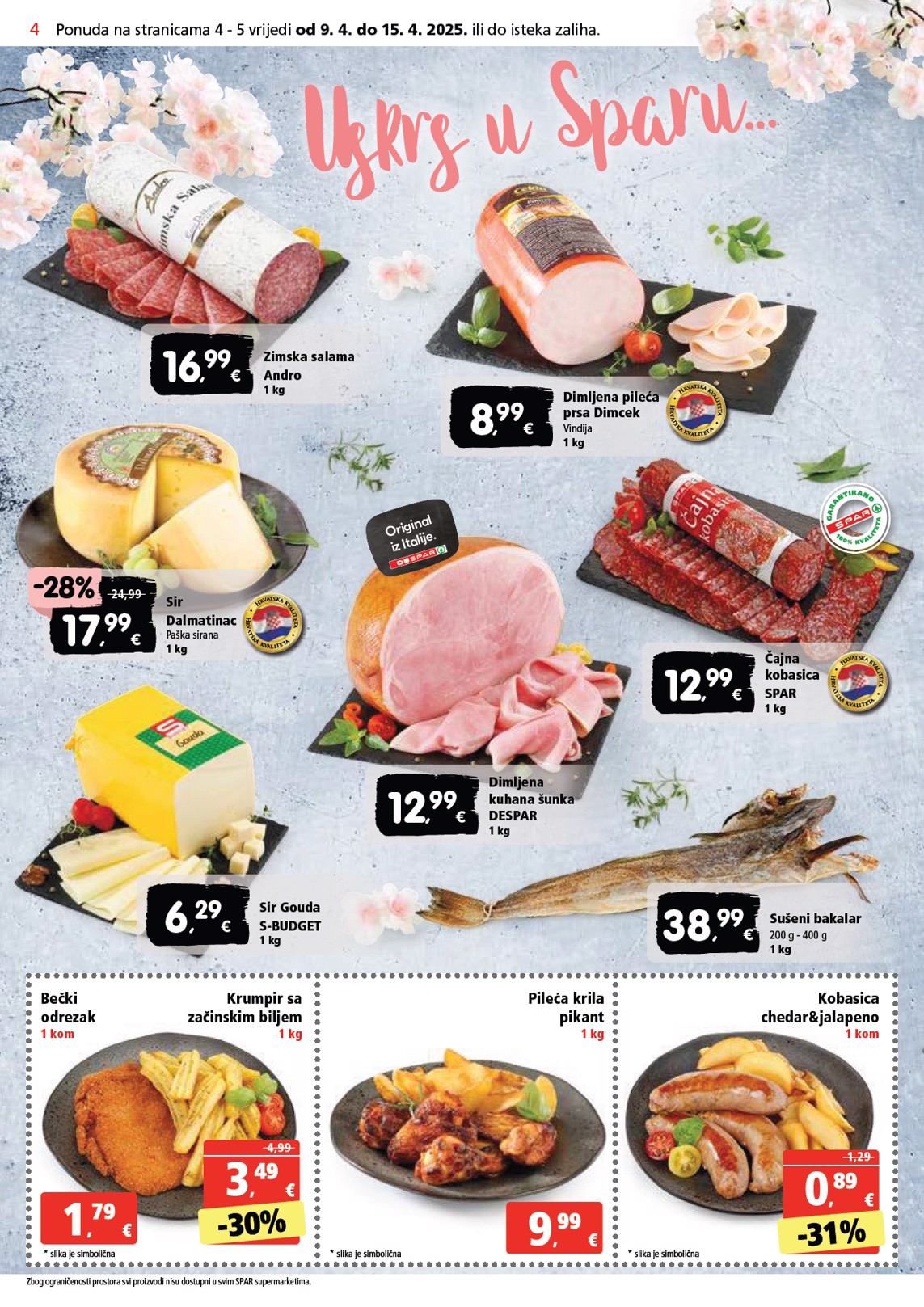 spar - SPAR katalog vrijedi od 09.04. do 15.04. - page: 4