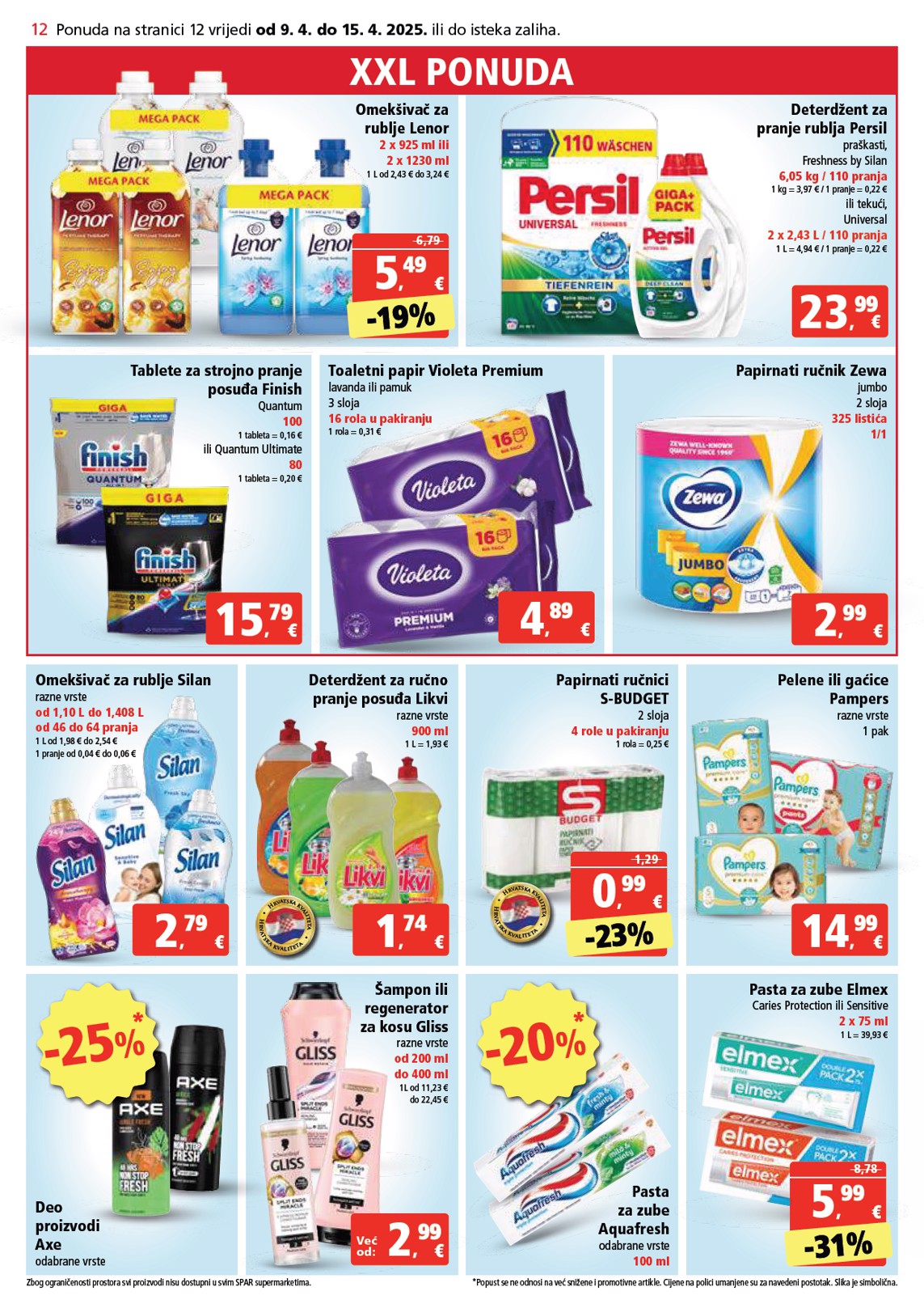 spar - SPAR katalog vrijedi od 09.04. do 15.04. - page: 12