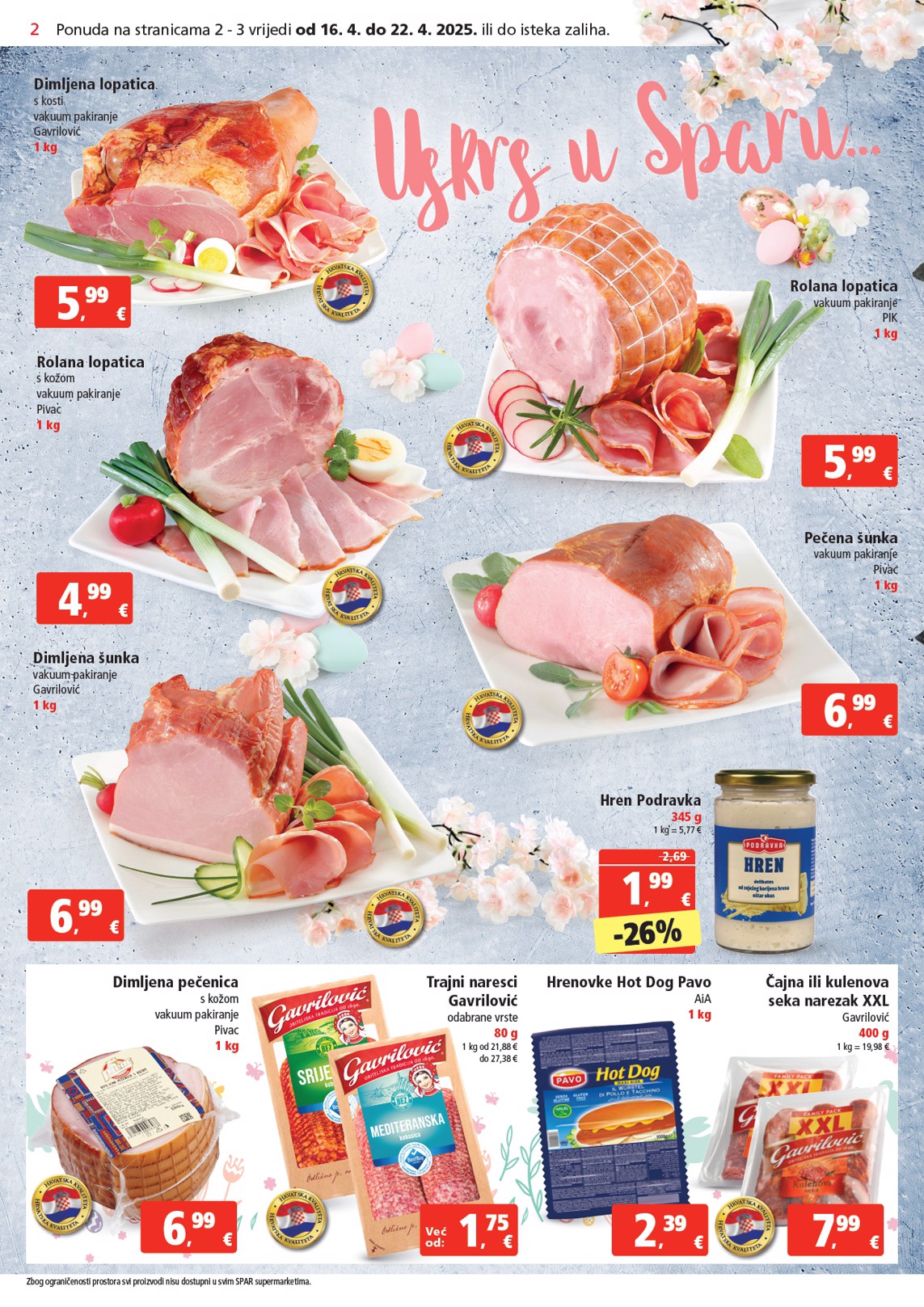 spar - SPAR katalog vrijedi od 16.04. do 22.04. - page: 2
