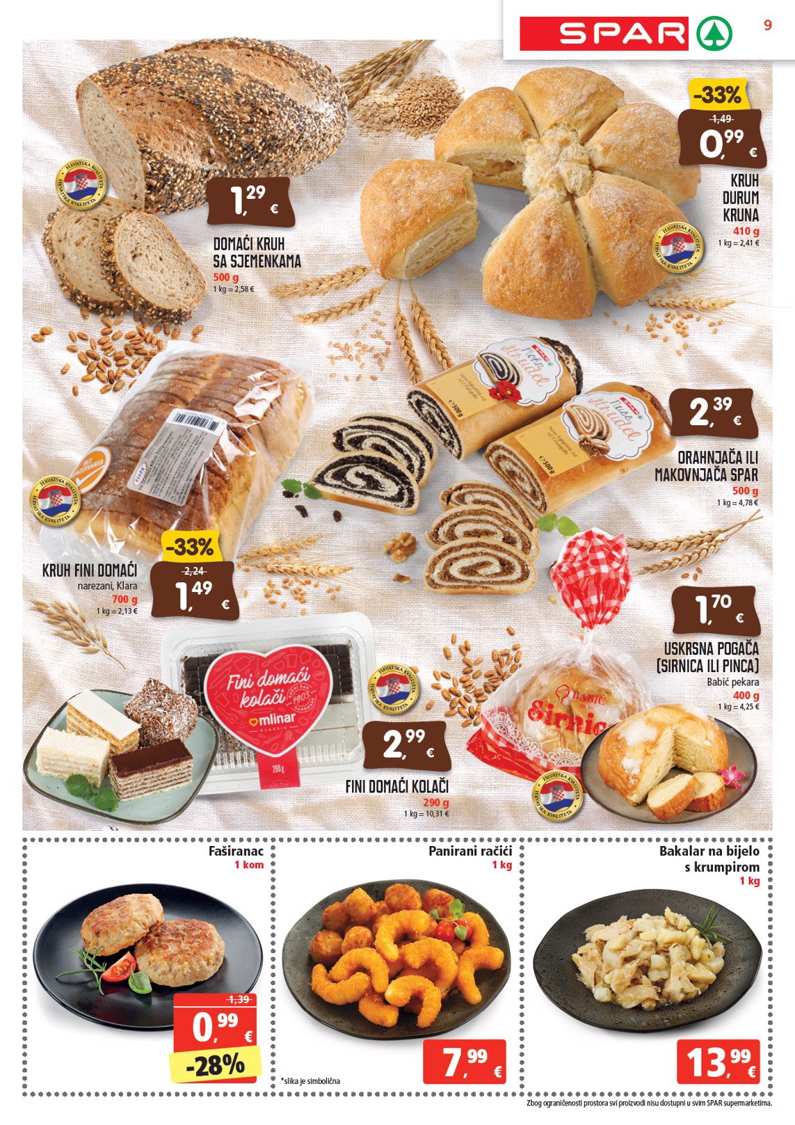 spar - SPAR katalog vrijedi od 16.04. do 22.04. - page: 9