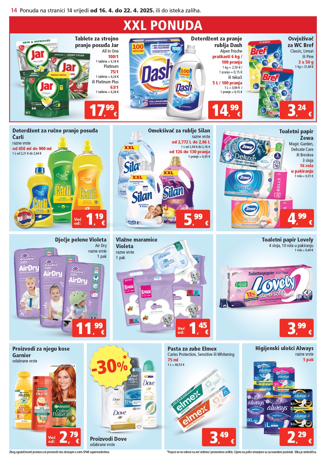 spar - SPAR katalog vrijedi od 16.04. do 22.04. - page: 14