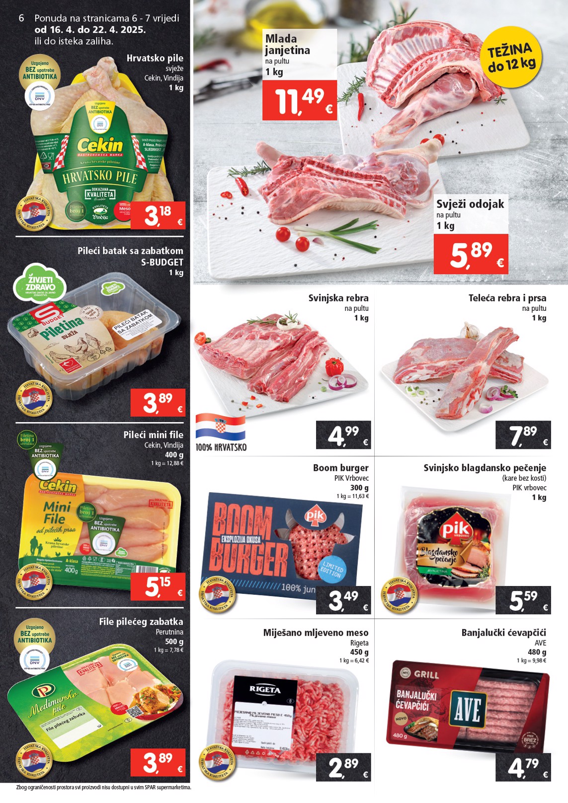 spar - SPAR katalog vrijedi od 16.04. do 22.04. - page: 6