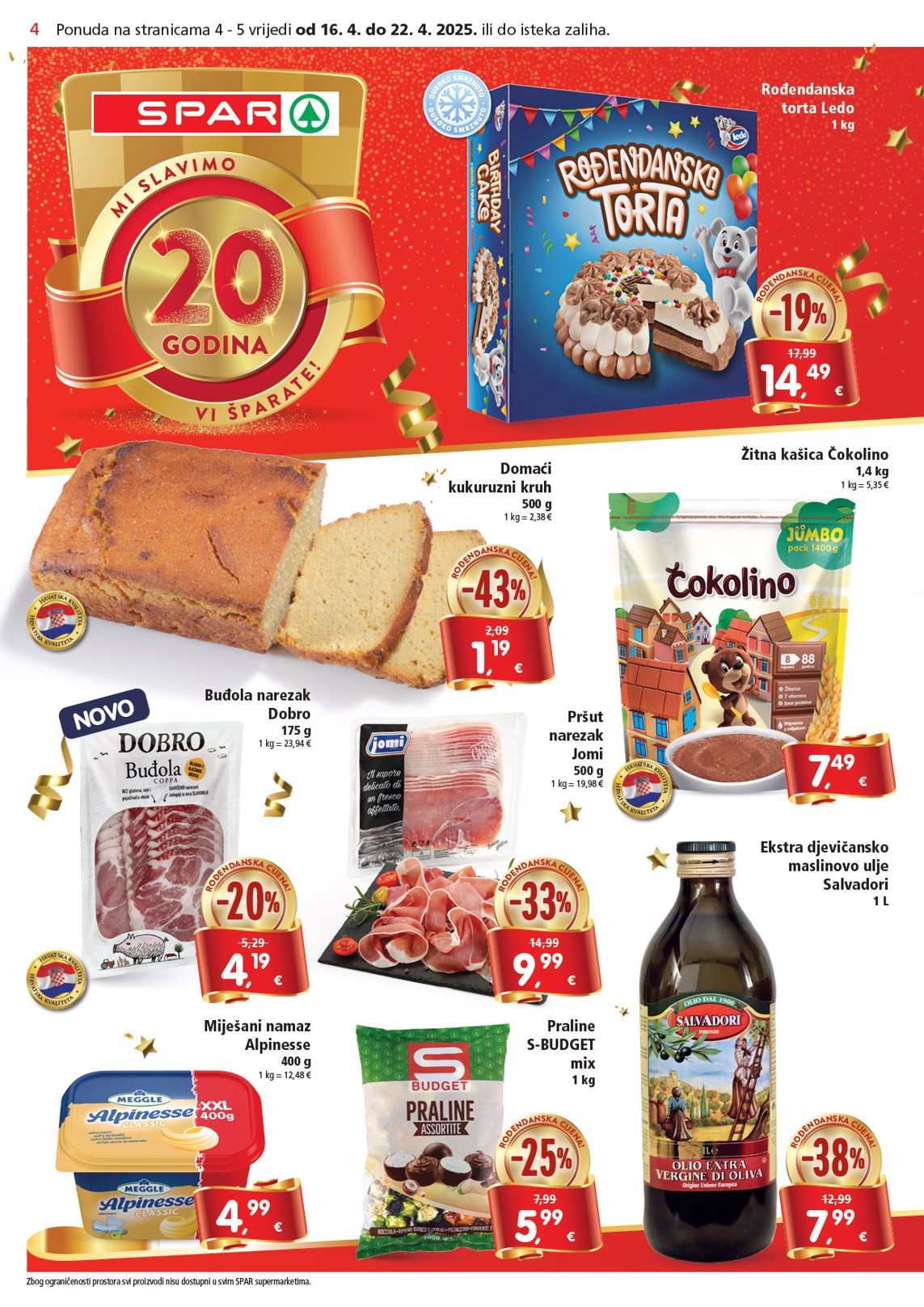 spar - SPAR katalog vrijedi od 16.04. do 22.04. - page: 4