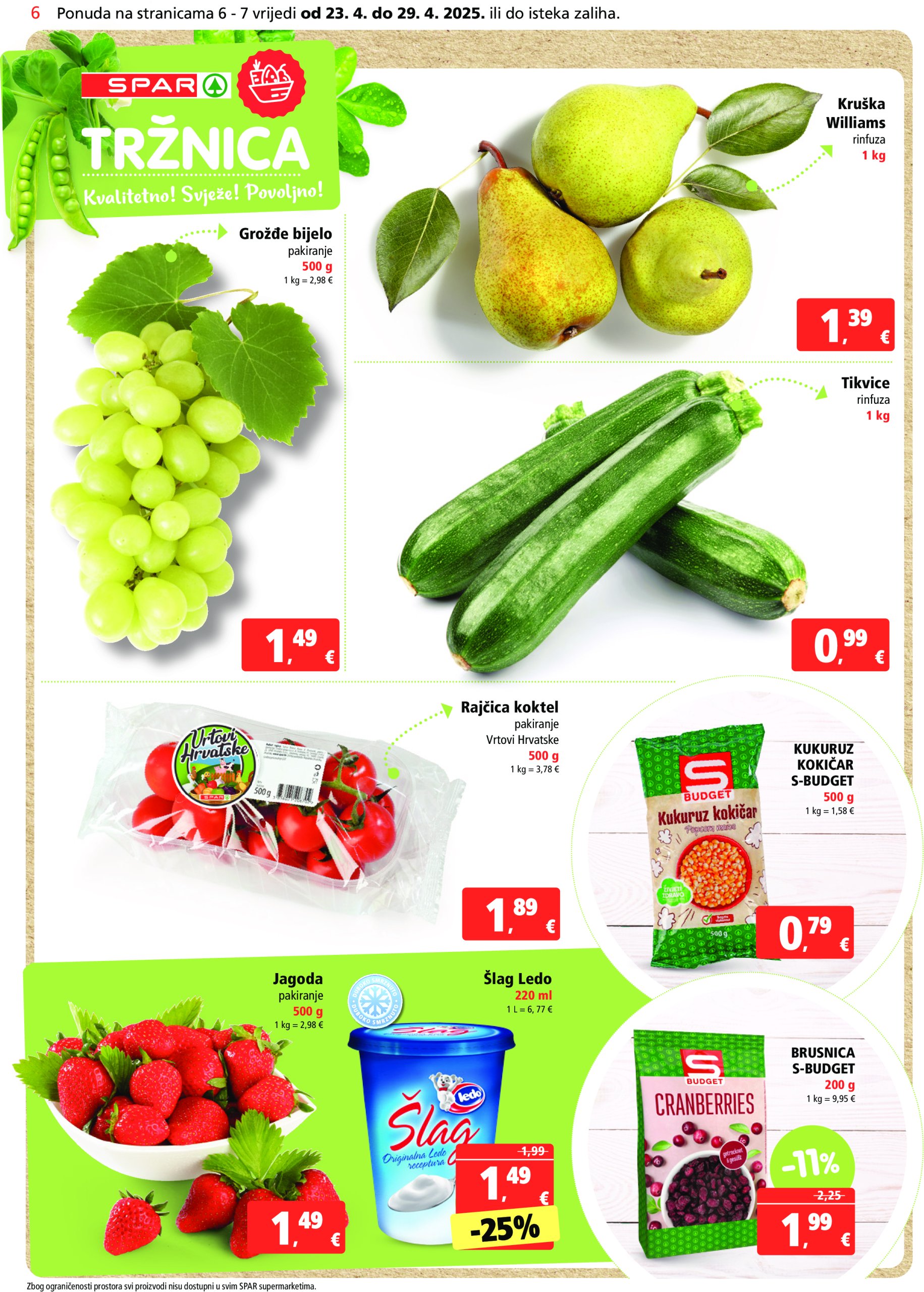 spar - SPAR katalog vrijedi od 23.04. do 29.04. - page: 6