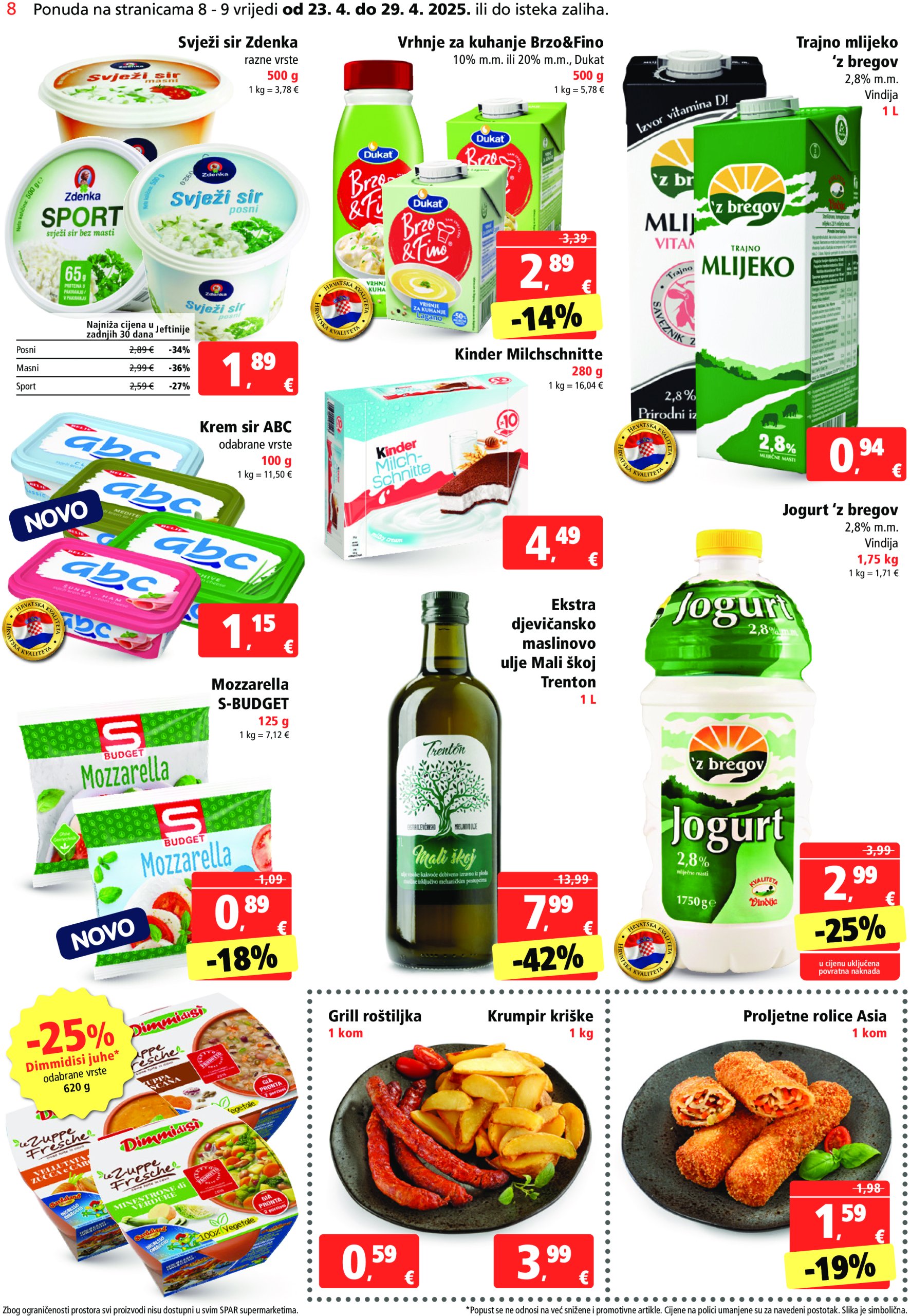spar - SPAR katalog vrijedi od 23.04. do 29.04. - page: 8