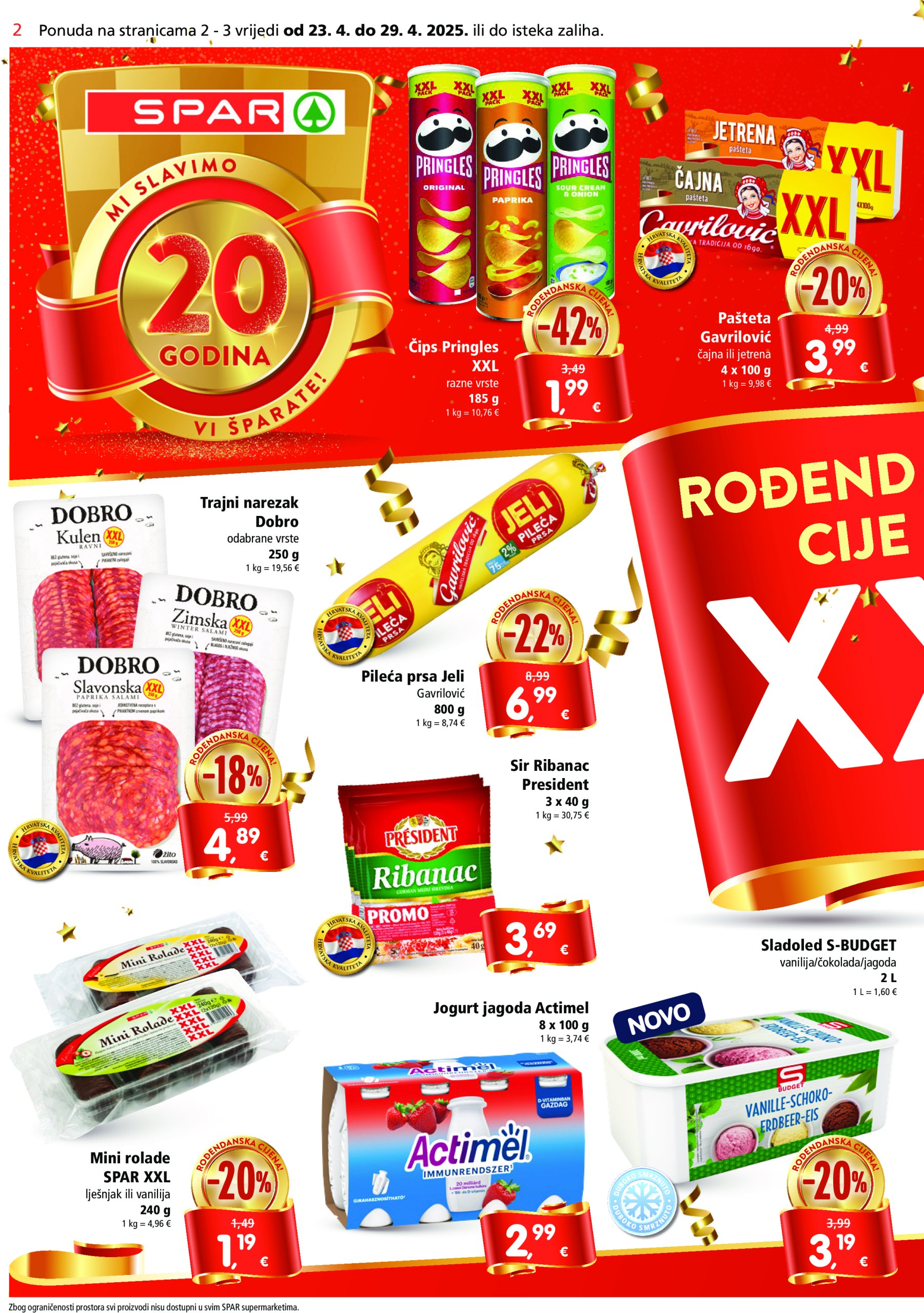 spar - SPAR katalog vrijedi od 23.04. do 29.04. - page: 2