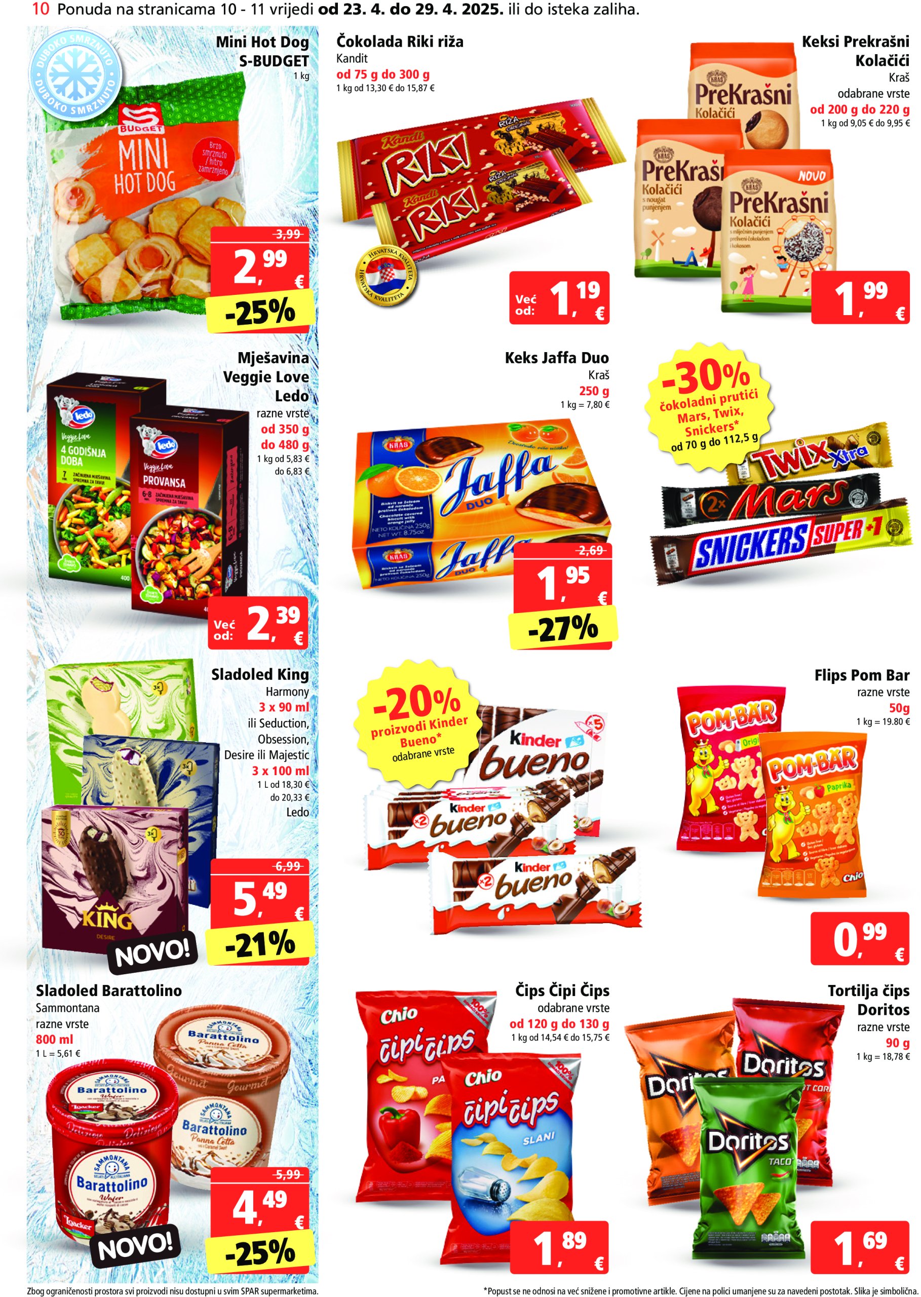 spar - SPAR katalog vrijedi od 23.04. do 29.04. - page: 10