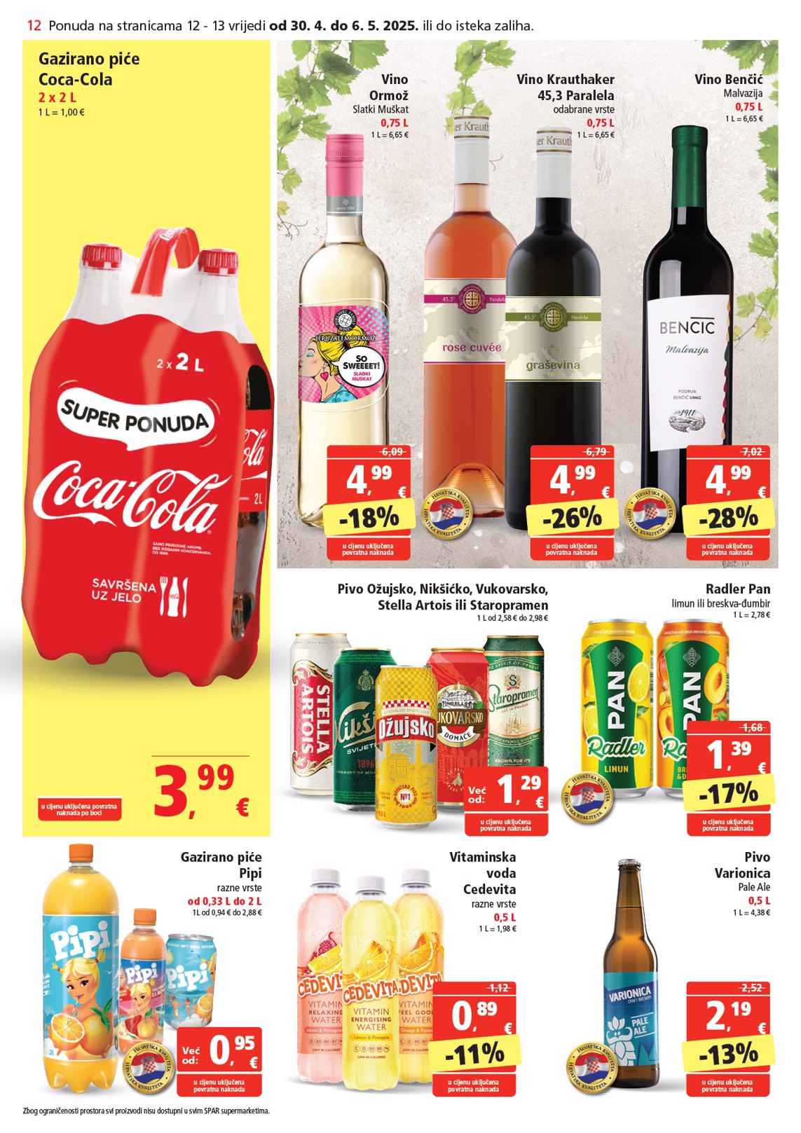 spar - SPAR katalog vrijedi od 30.04. do 06.05. - page: 12