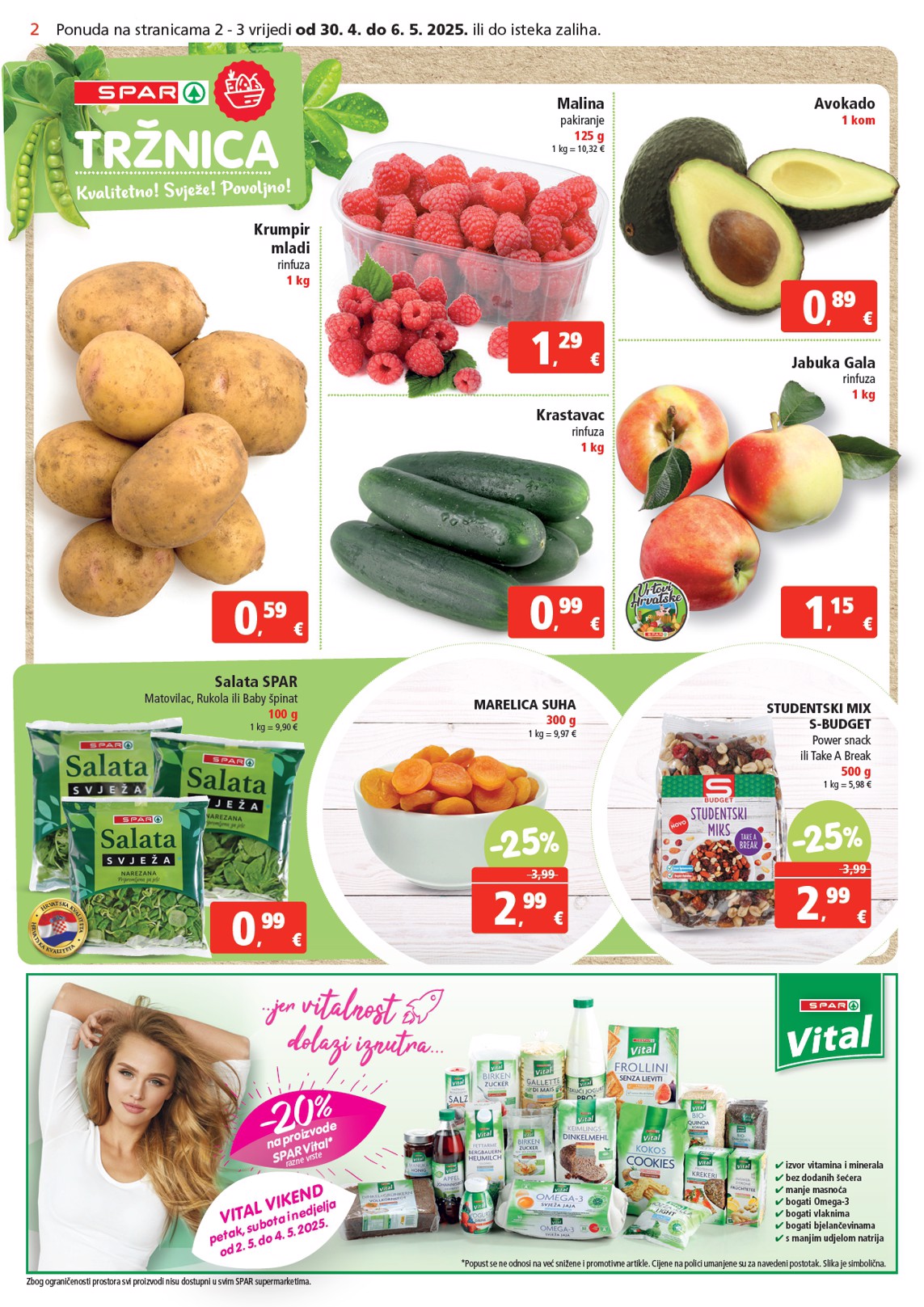 spar - SPAR katalog vrijedi od 30.04. do 06.05. - page: 2