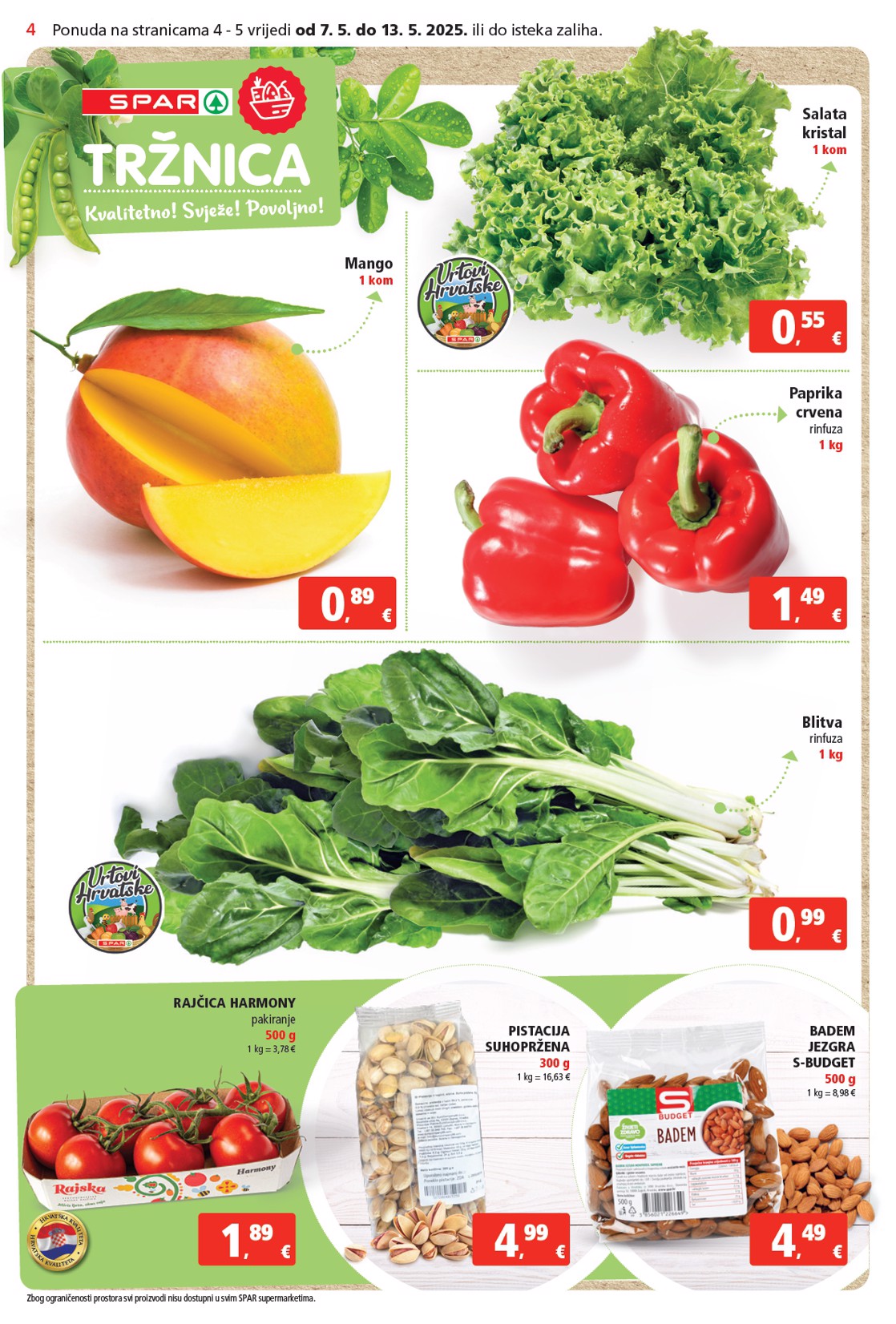 spar - SPAR katalog vrijedi od 07.05. do 13.05. - page: 4