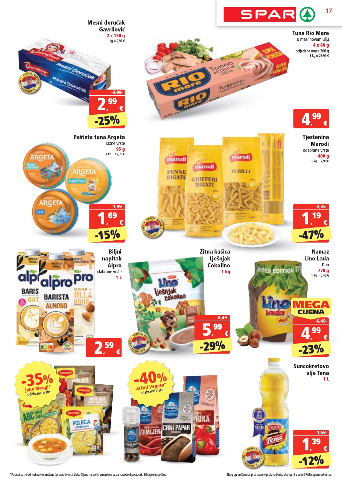 spar - Prelistajte ovaj SPAR katalog, vrijedi od 14.05. do 20.05. - page: 17