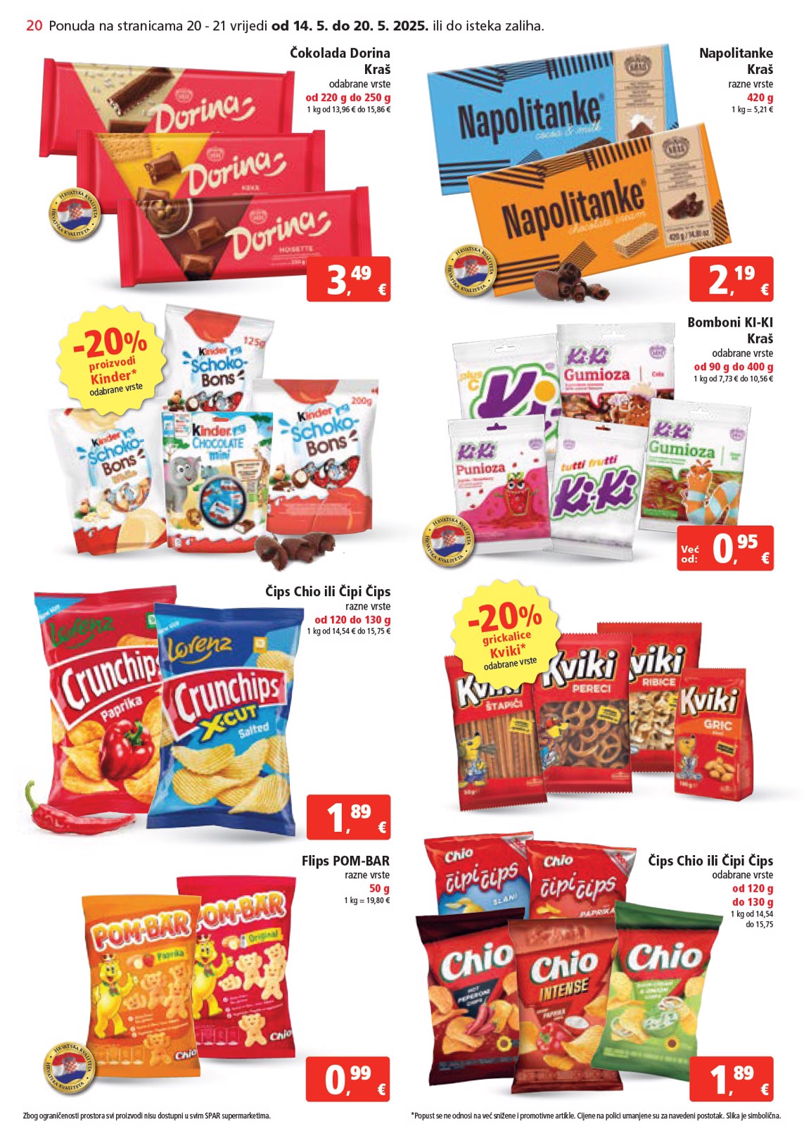 spar - Prelistajte ovaj SPAR katalog, vrijedi od 14.05. do 20.05. - page: 20