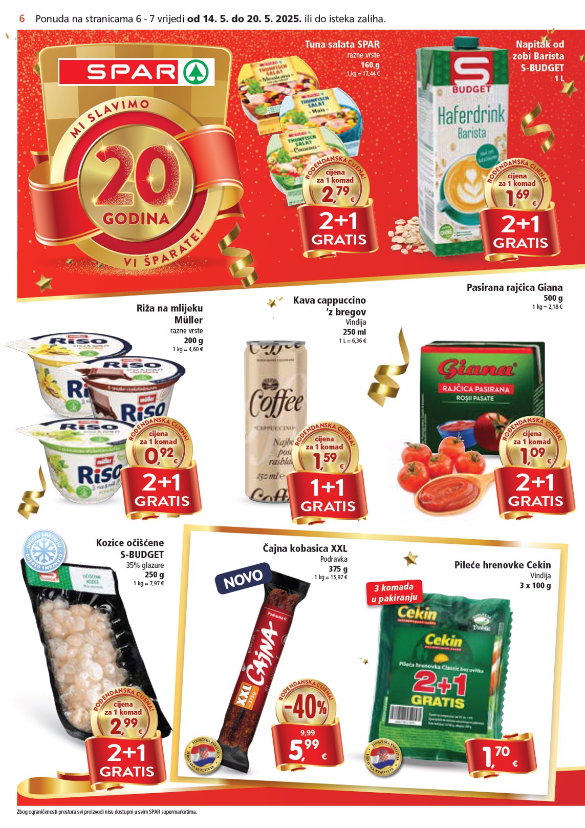 spar - Prelistajte ovaj SPAR katalog, vrijedi od 14.05. do 20.05. - page: 6